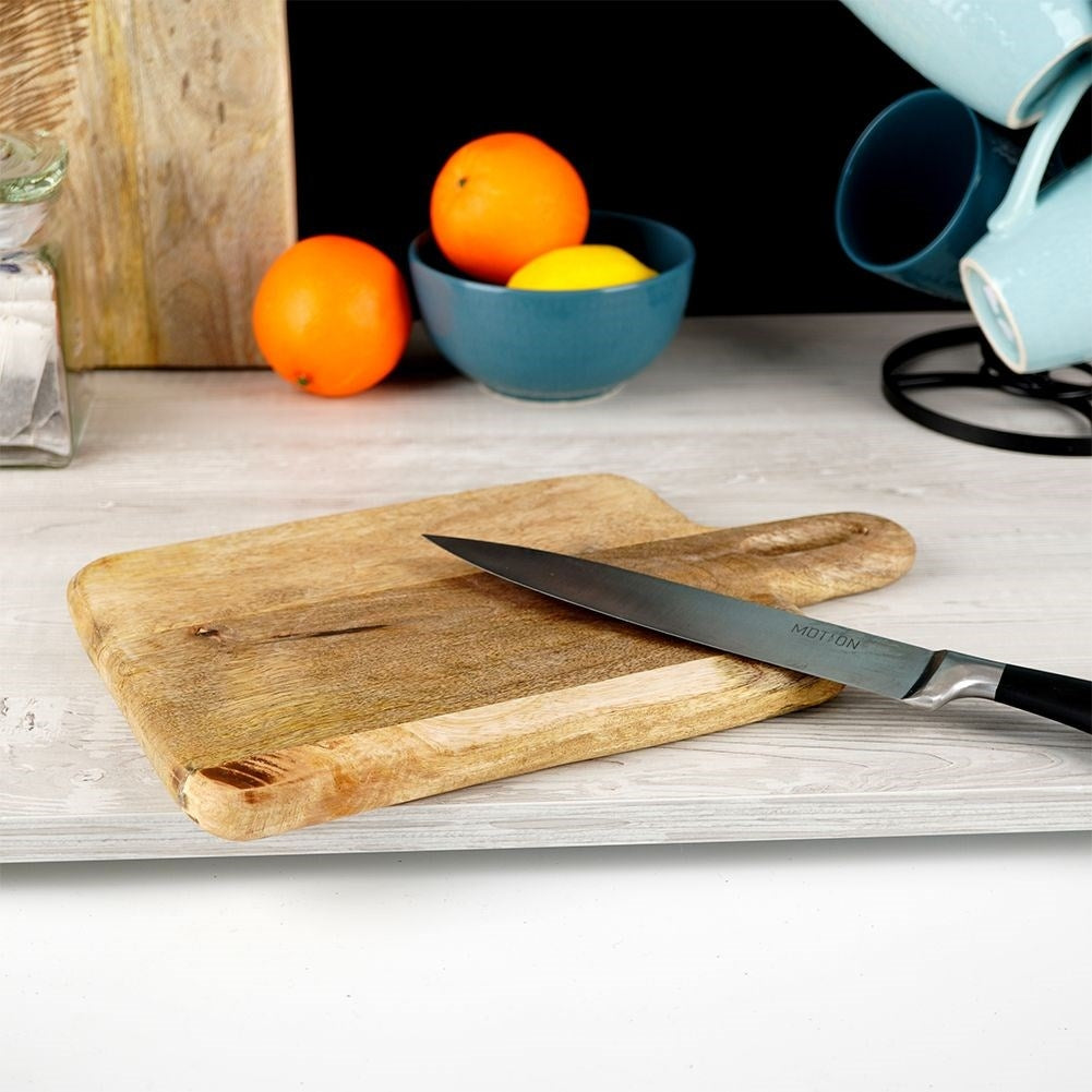 Rustic Kitchen Board in Mango Wood - For Cutting and Serving