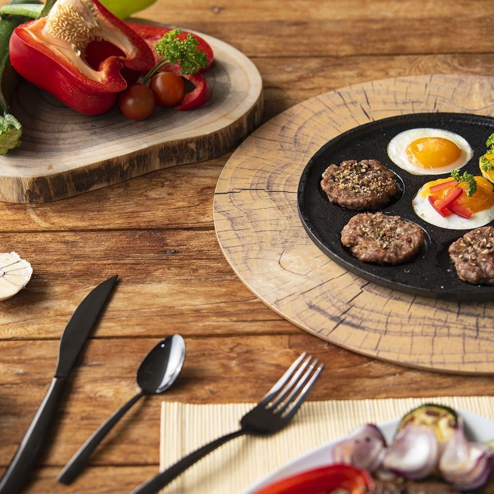 Rustic kitchen mat that protects and decorates the table