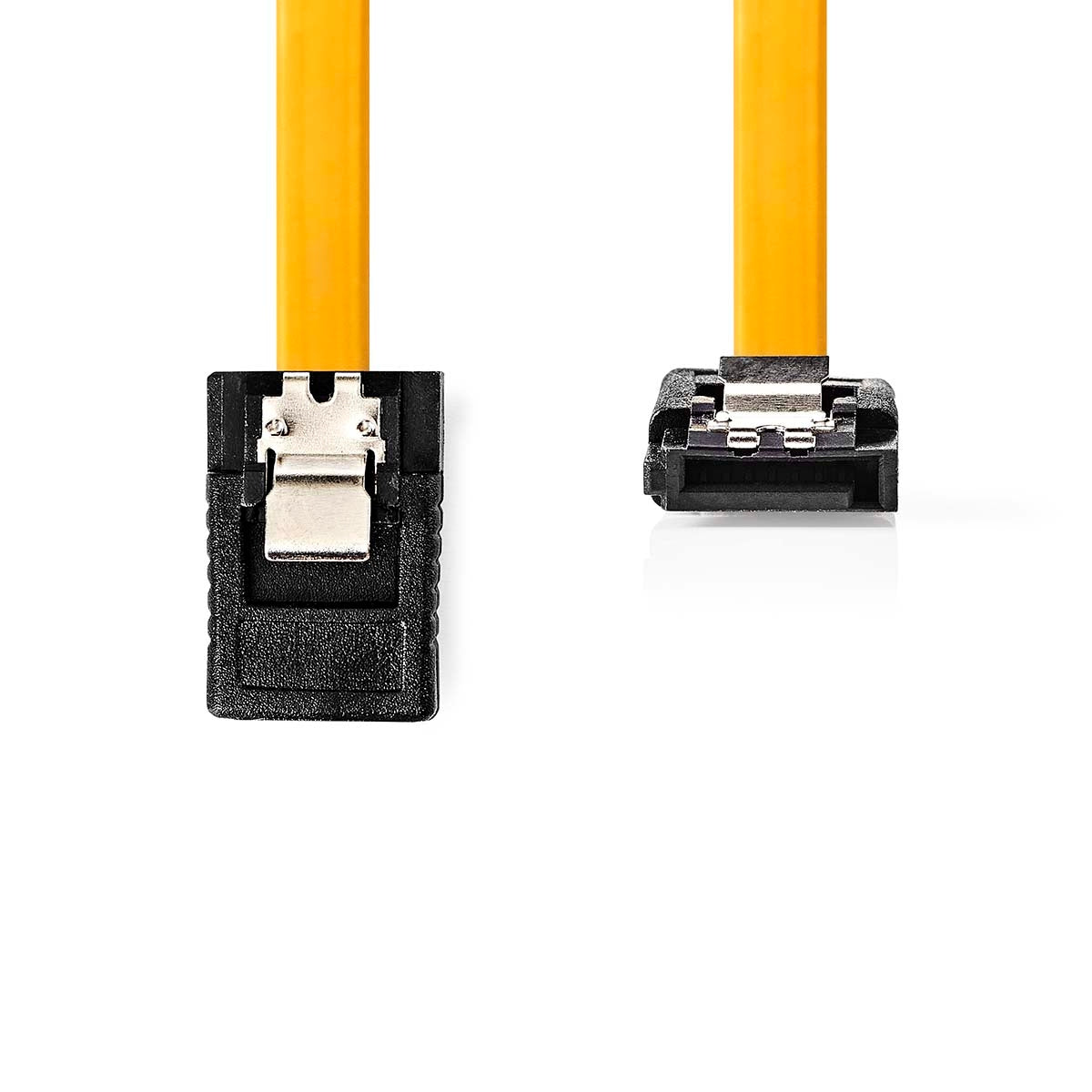 SATA Cable | 6 Gbps | SATA 7-Pin Female | SATA 7-Pin Female | Nickel Plated | 1.00 m | Flat | PVC | Yellow | Box