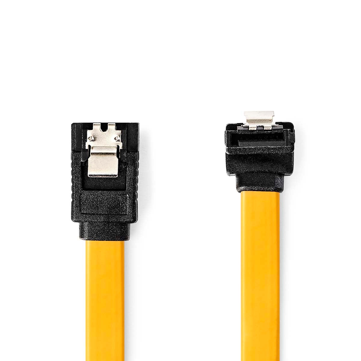 SATA Cable | 6 Gbps | SATA 7-Pin Female | SATA 7-Pin Female | Nickel Plated | 1.00 m | Flat | PVC | Yellow | Box