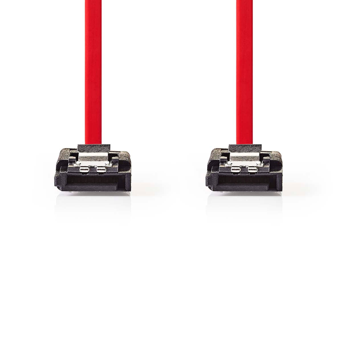 SATA cable | 1.5 Gbps | SATA 7-Pin Female | SATA 7-Pin Female | Nickel Plated | 0.50 m | Flat | PVC | Red | Box