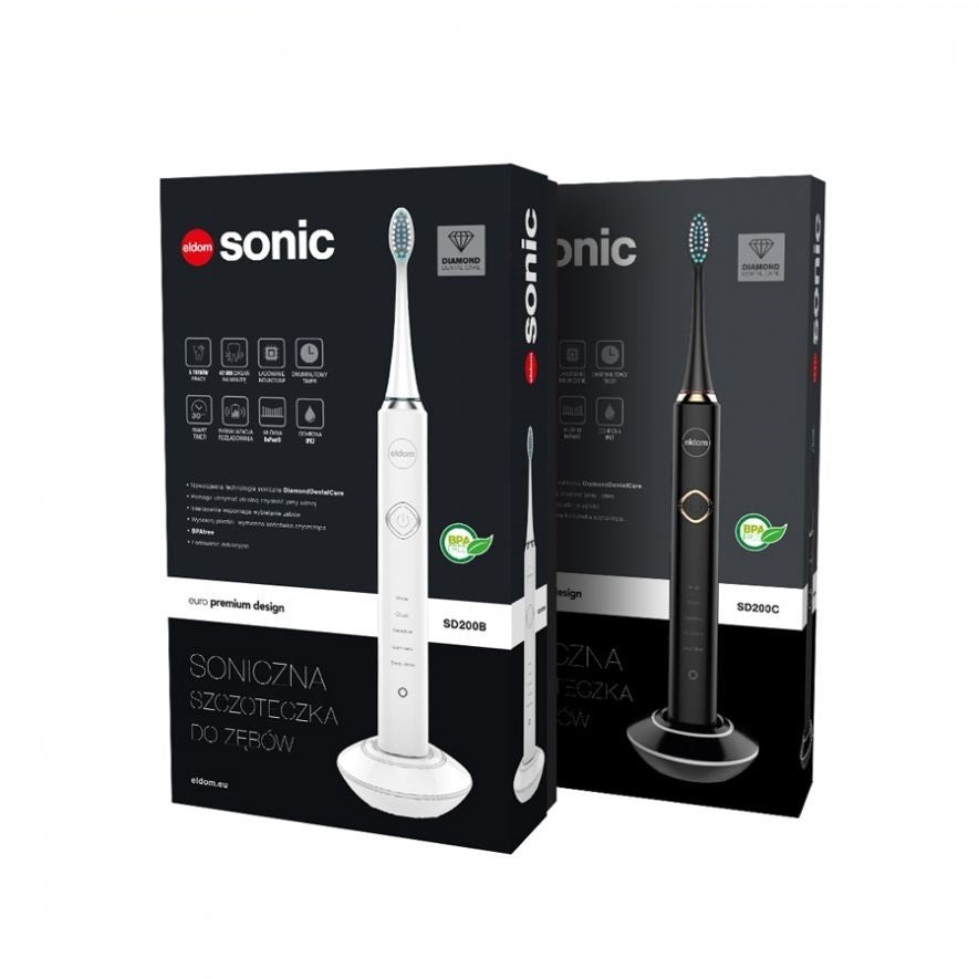 SD200C sonic toothbrush, black
