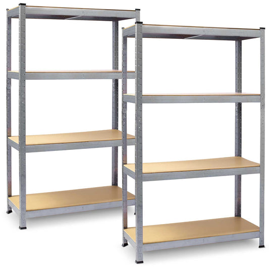 Metal Storage Rack Set, 2 Units, 150 x 75 x 30 cm