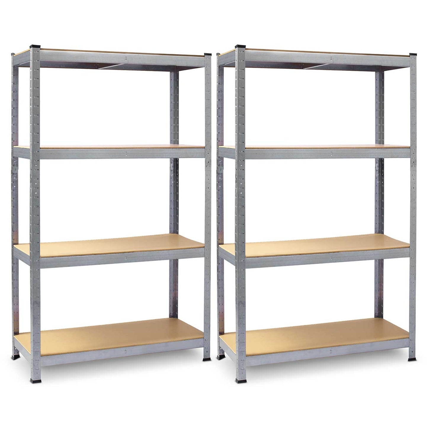 Metal Storage Rack Set, 2 Units, 150 x 75 x 30 cm