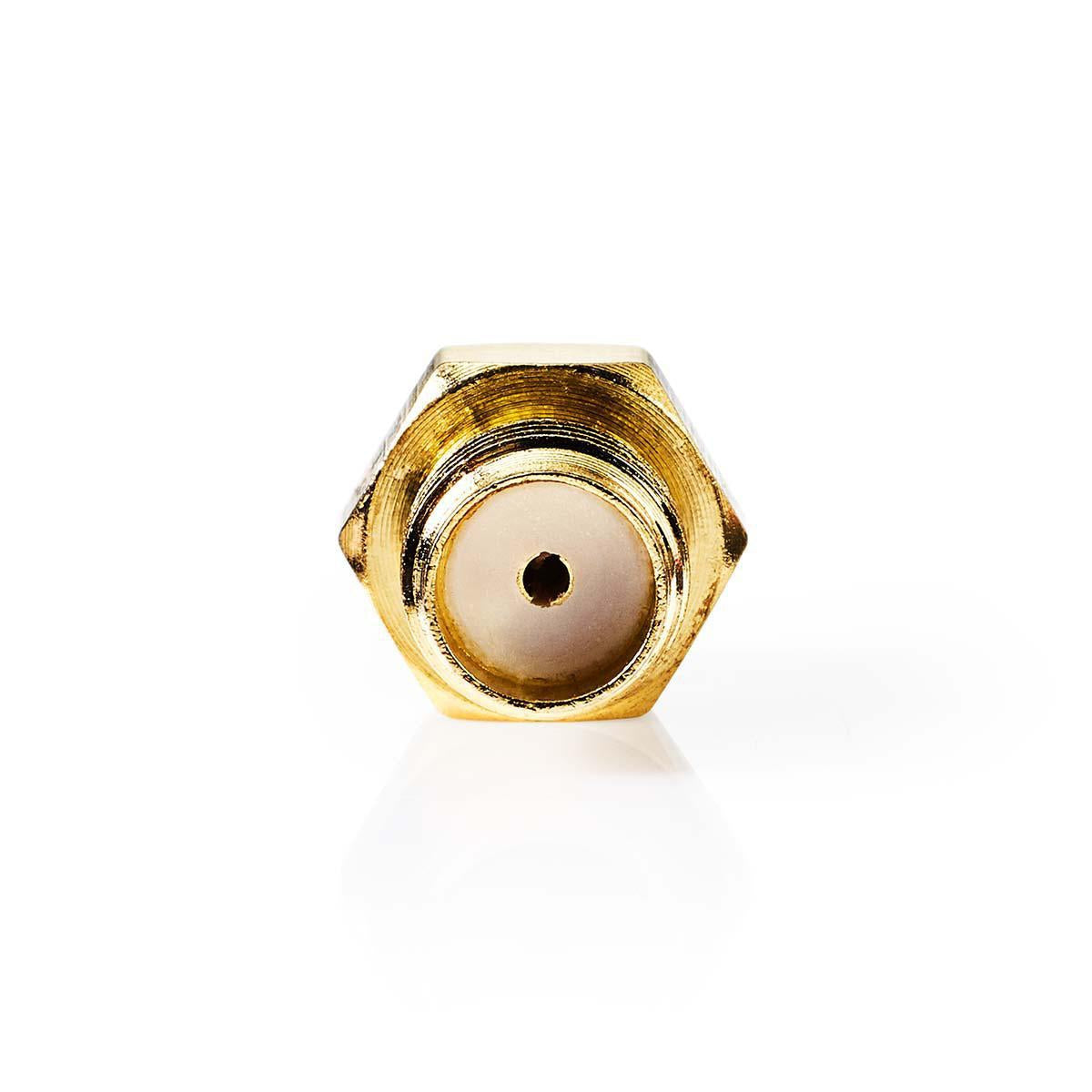 SMA Adapter | SMA Female Reverse Polarity | SMA Female | Gold Plated | 50 Ohm | Straight | Copper | Gold | 2 pcs. | Envelope