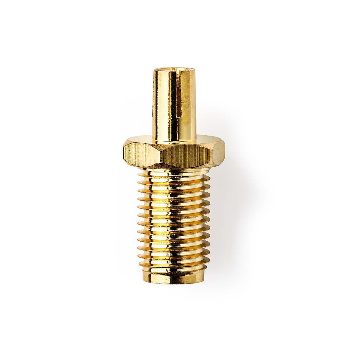 SMA Adapter | SMA Female | TS9 | Gold Plated | 50 Ohm | Straight | Copper | Gold | 2 pcs. | Envelope