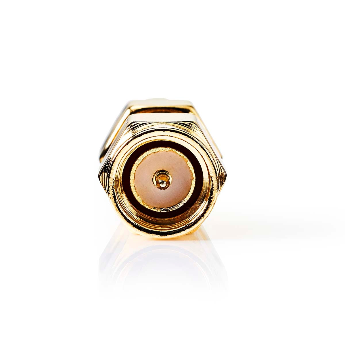 SMA Adapter | SMA Male Reverse Polarity | SMA Male | Gold Plated | 50 Ohm | Straight | Copper | Gold | 2 pcs | Box