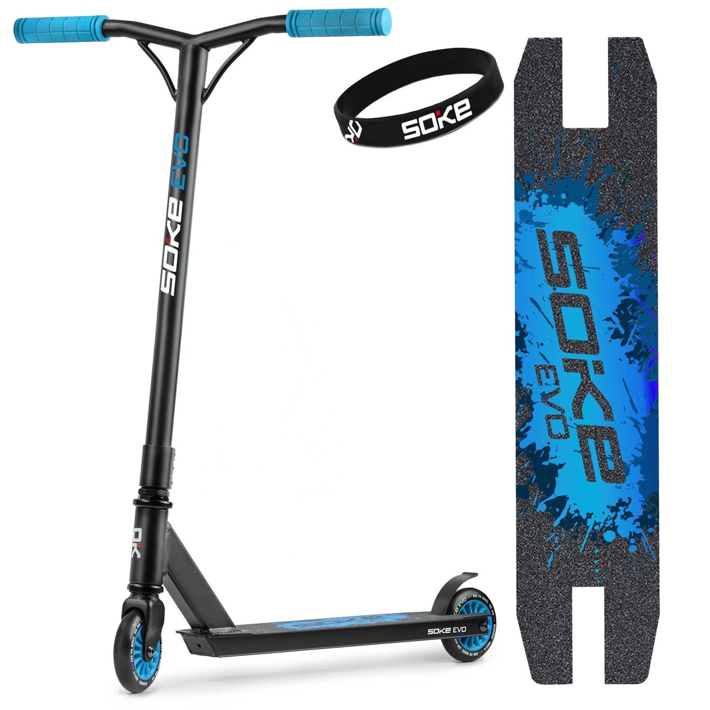 SOKE EVO Blue and Red Kickbike