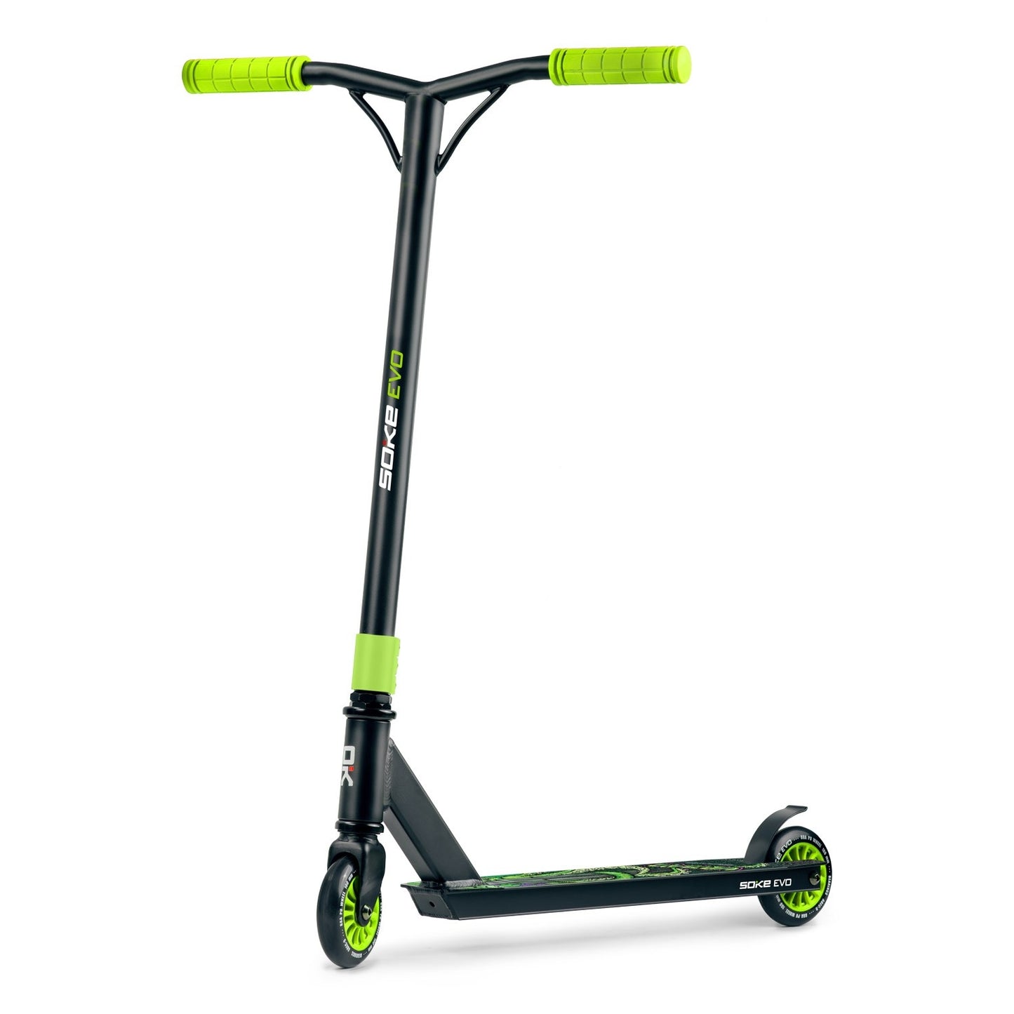 SOKE EVO green stunt scooter