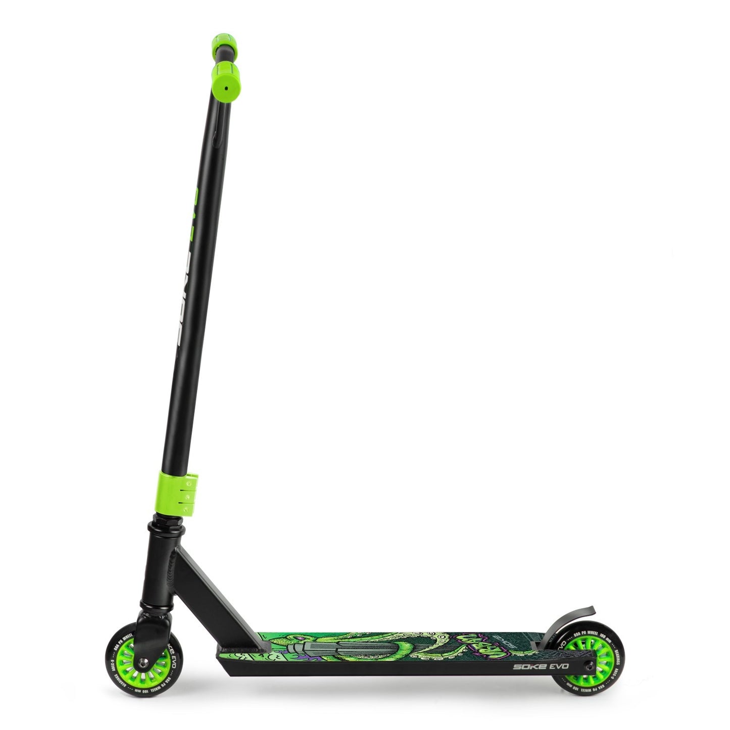 SOKE EVO green stunt scooter
