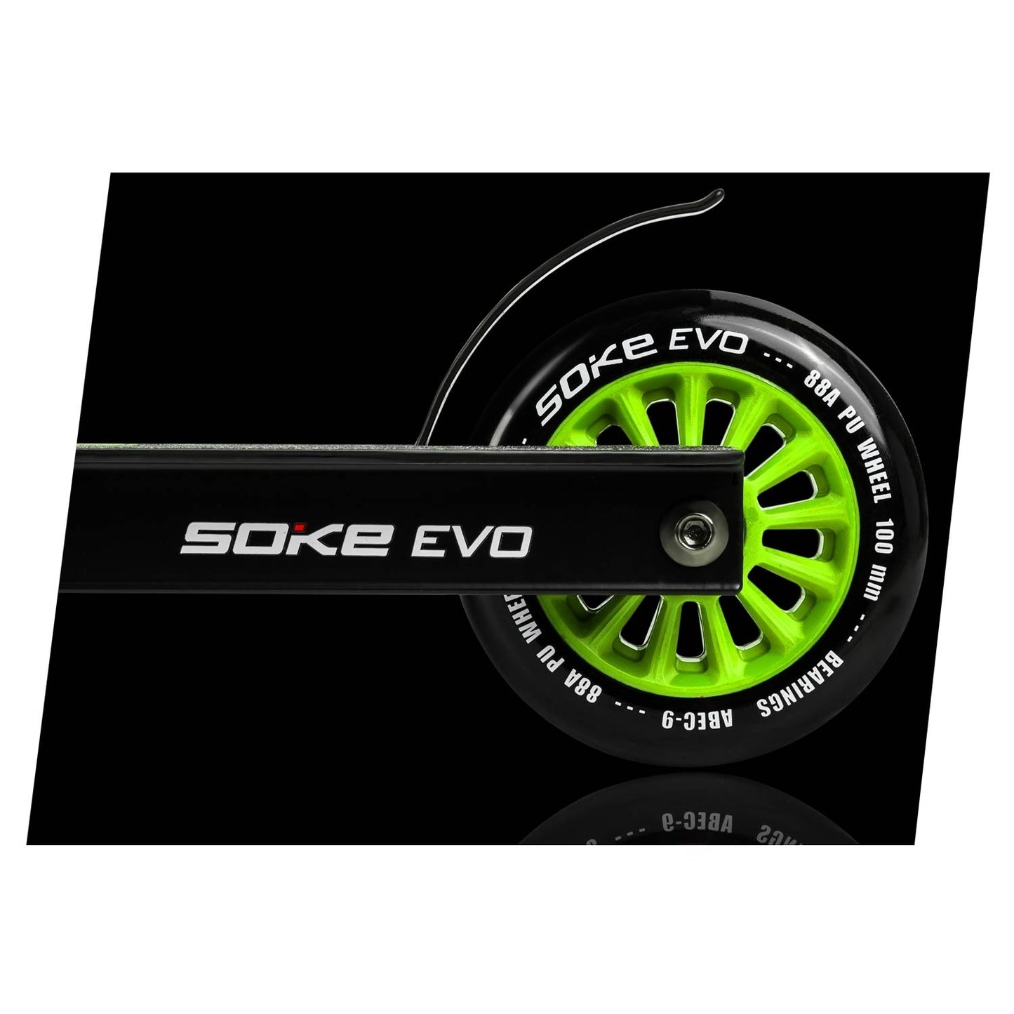 SOKE EVO green stunt scooter