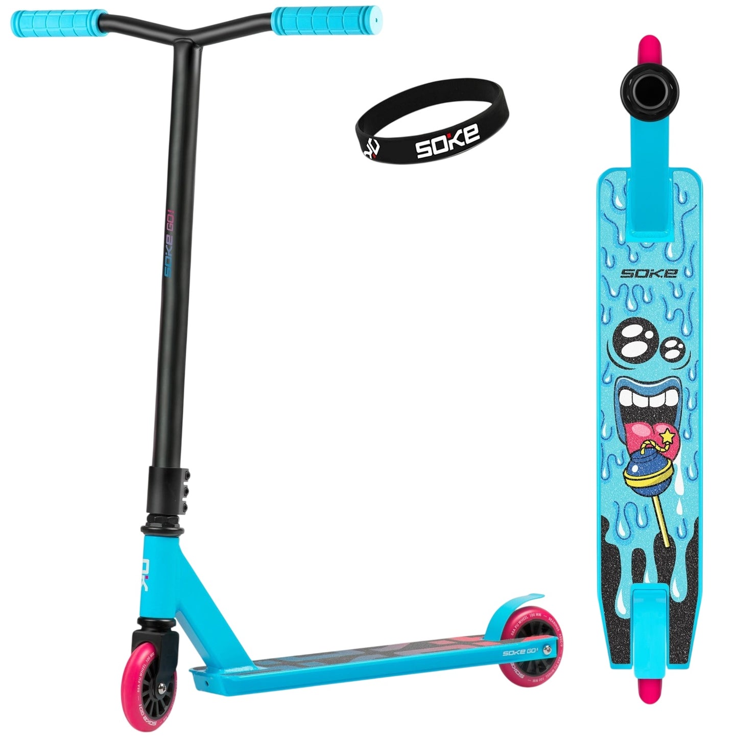SOKE GO! Stunt Scooter Turquoise