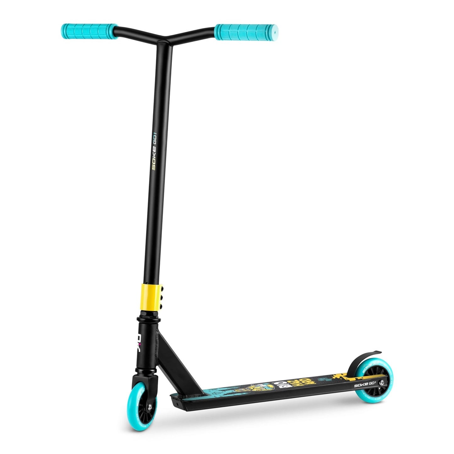 SOKE GO! Stunt Scooter Yellow Blue
