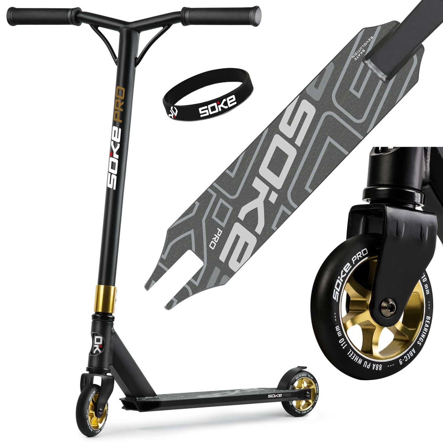 SOKE PRO Gold Scooter