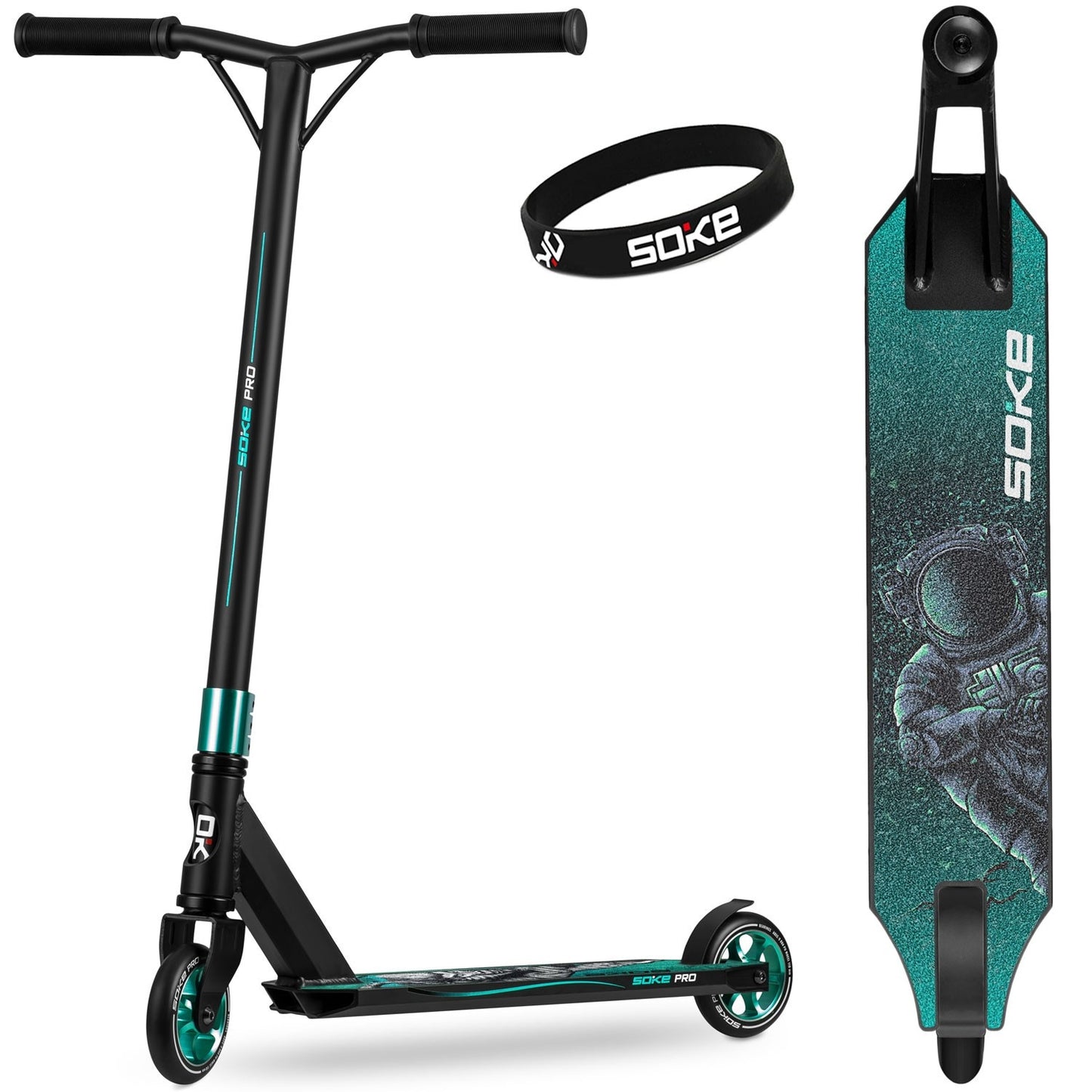 SOKE PRO Stunt Scooter Turquoise