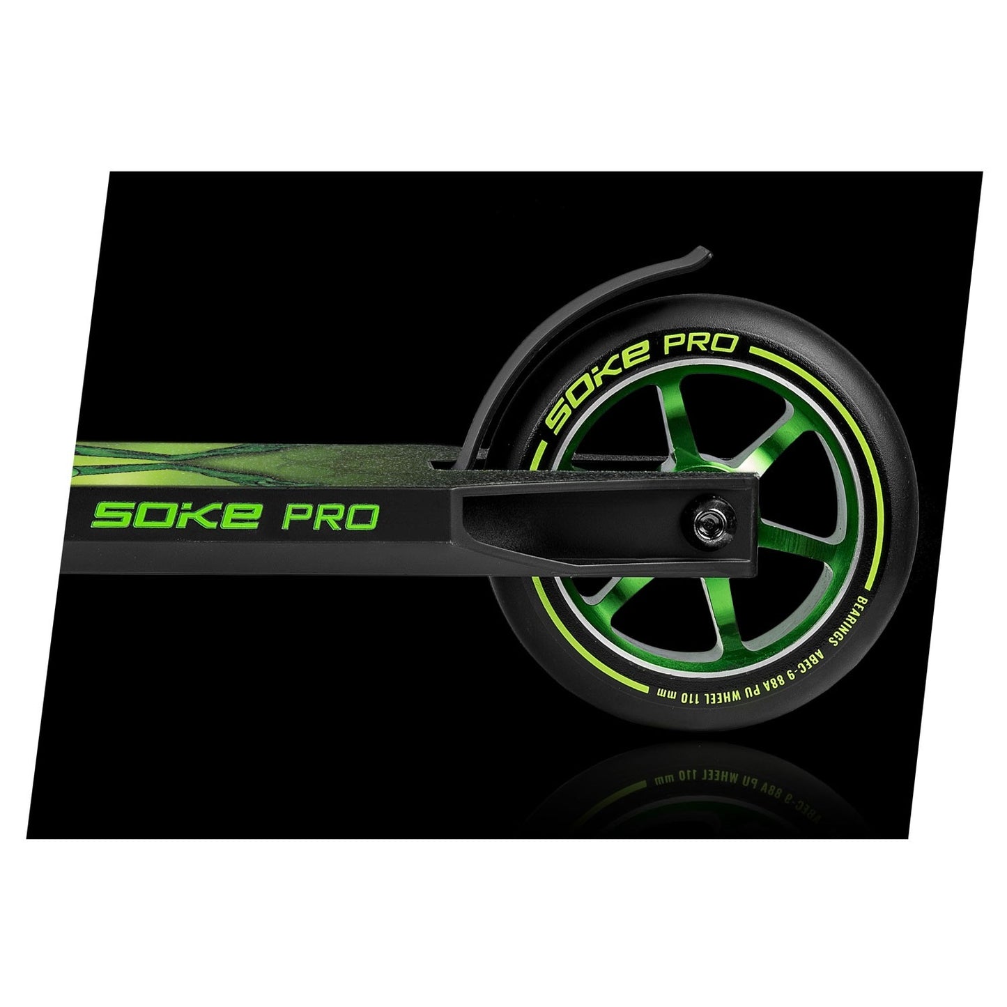 SOKE PRO Stunt Scooter Yellow-Green