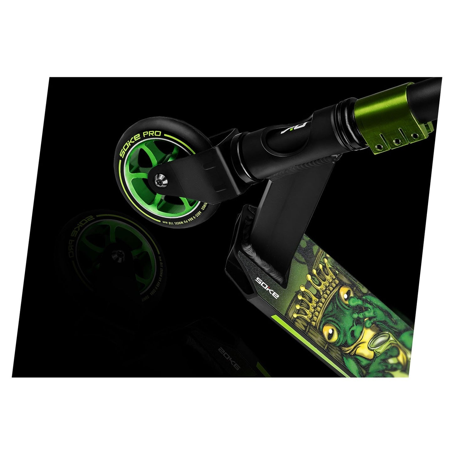 SOKE PRO Stunt Scooter Yellow-Green