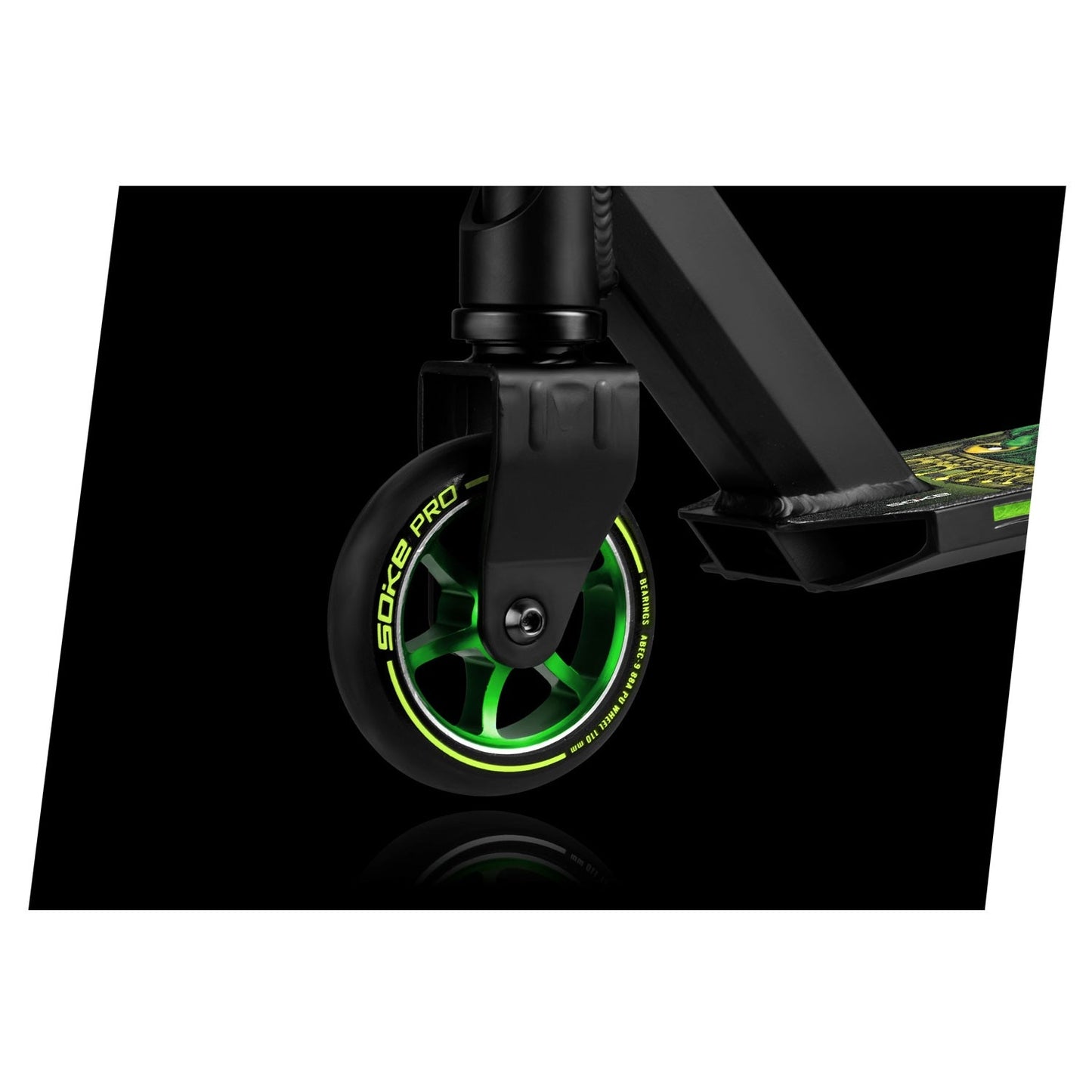 SOKE PRO Stunt Scooter Yellow-Green