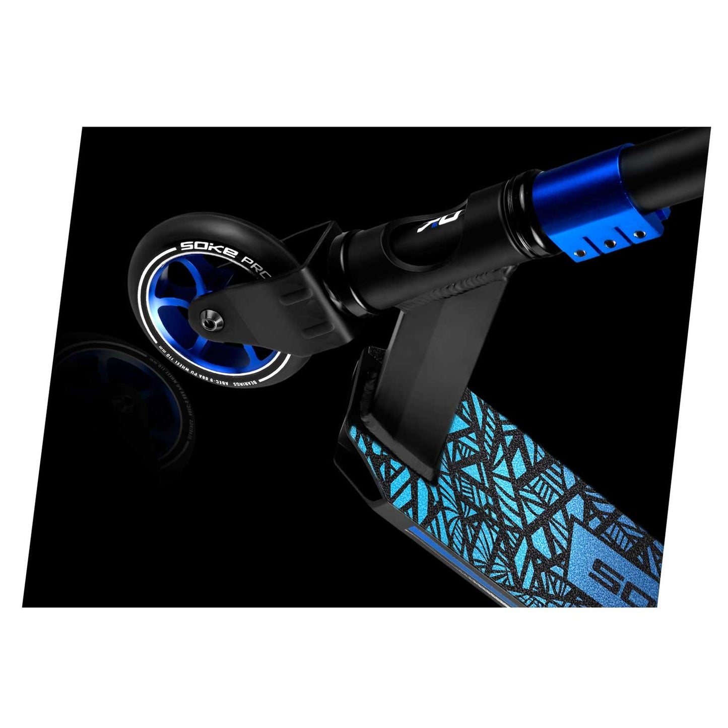 SOKE PRO blue stunt scooter
