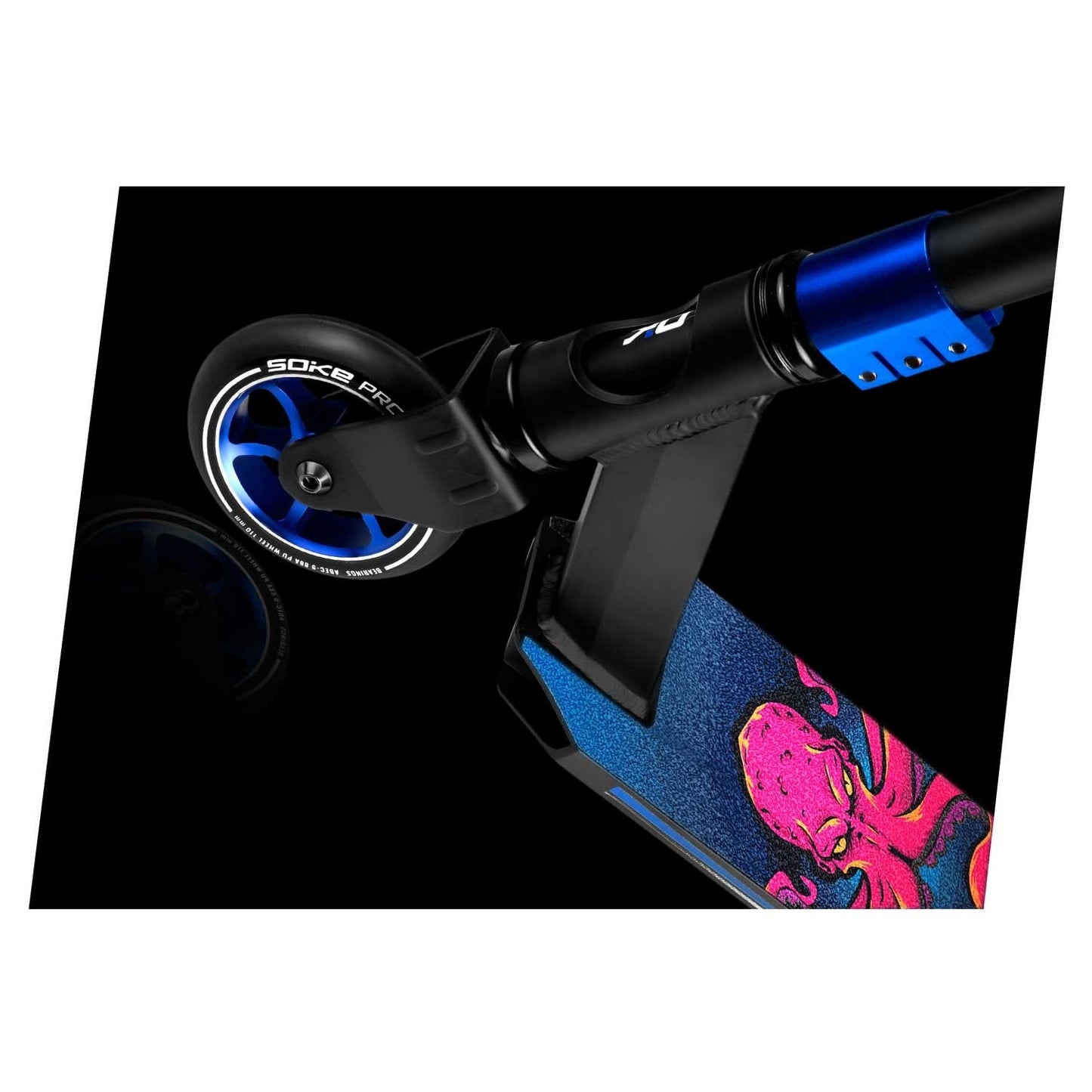 SOKE PRO blue stunt scooter
