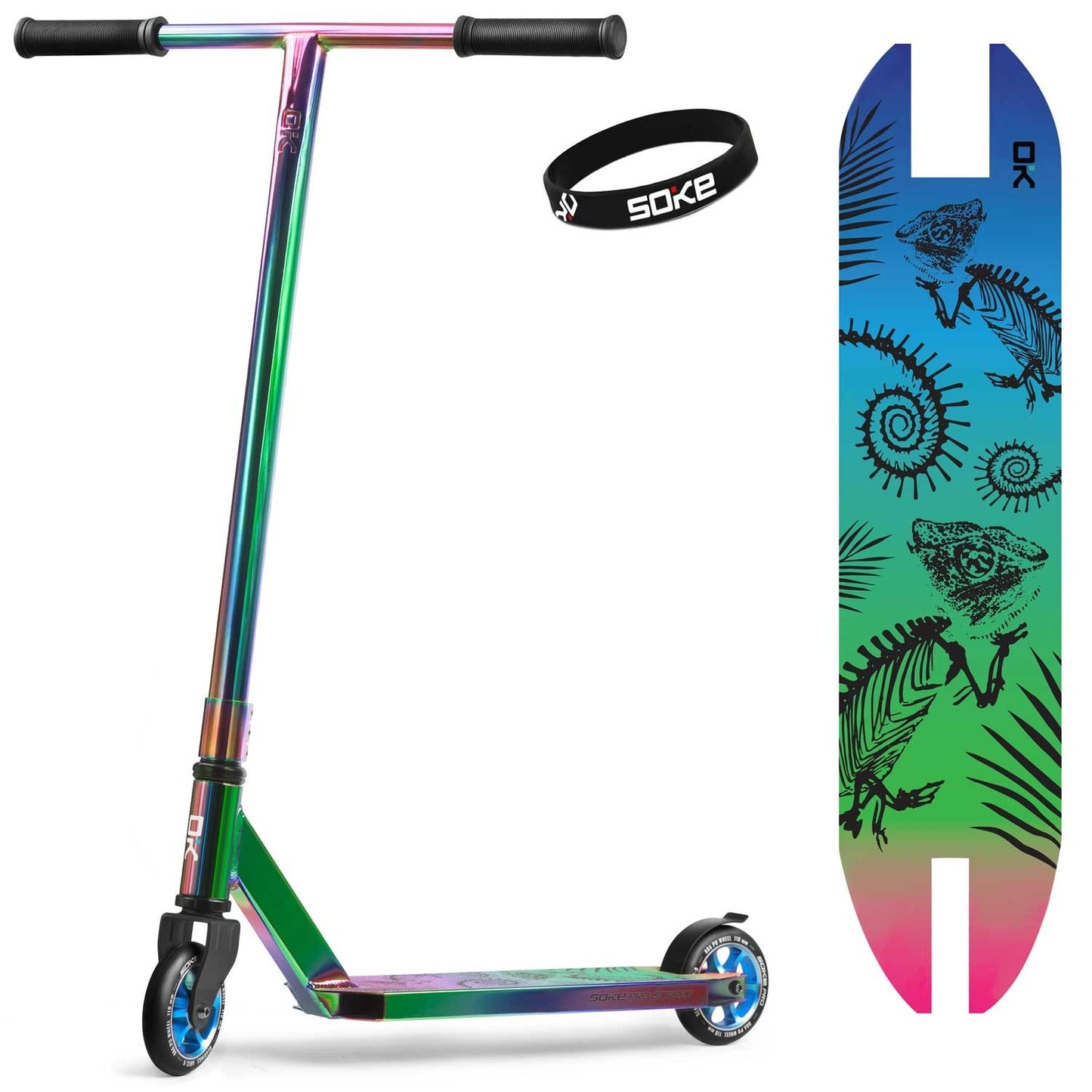 SOKE PRO street neochrome stunt scooter