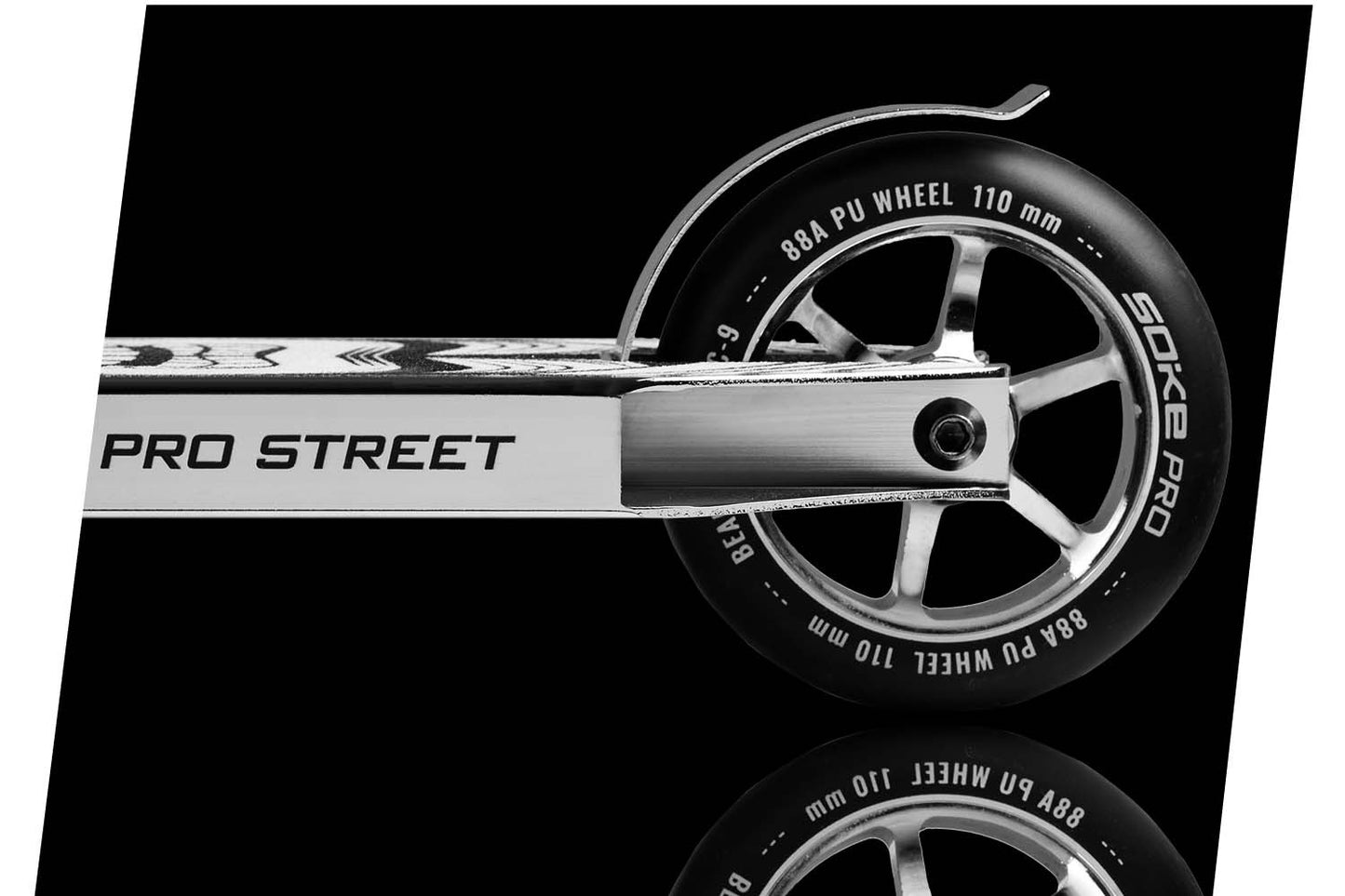 SOKE PRO street silver stunt scooter