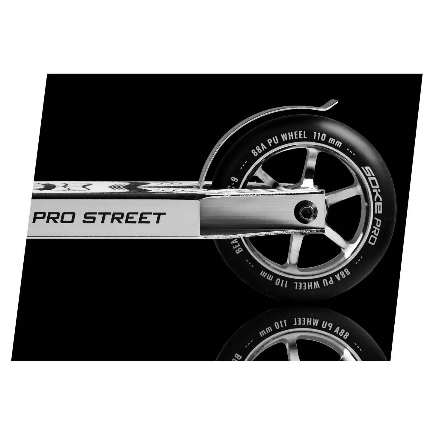 SOKE PRO street silver stunt scooter