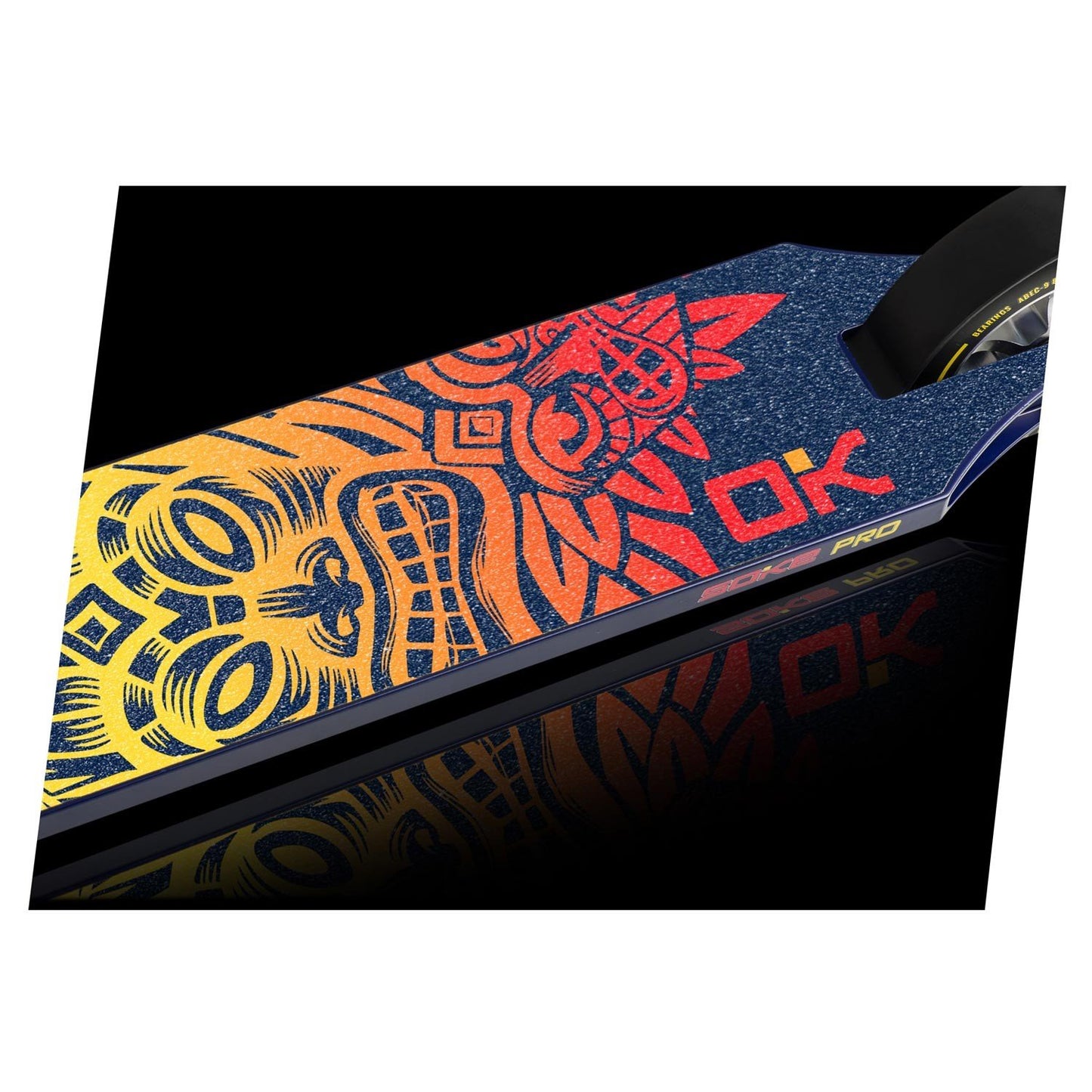 SOKE PRO stunt scooter navy blue and red