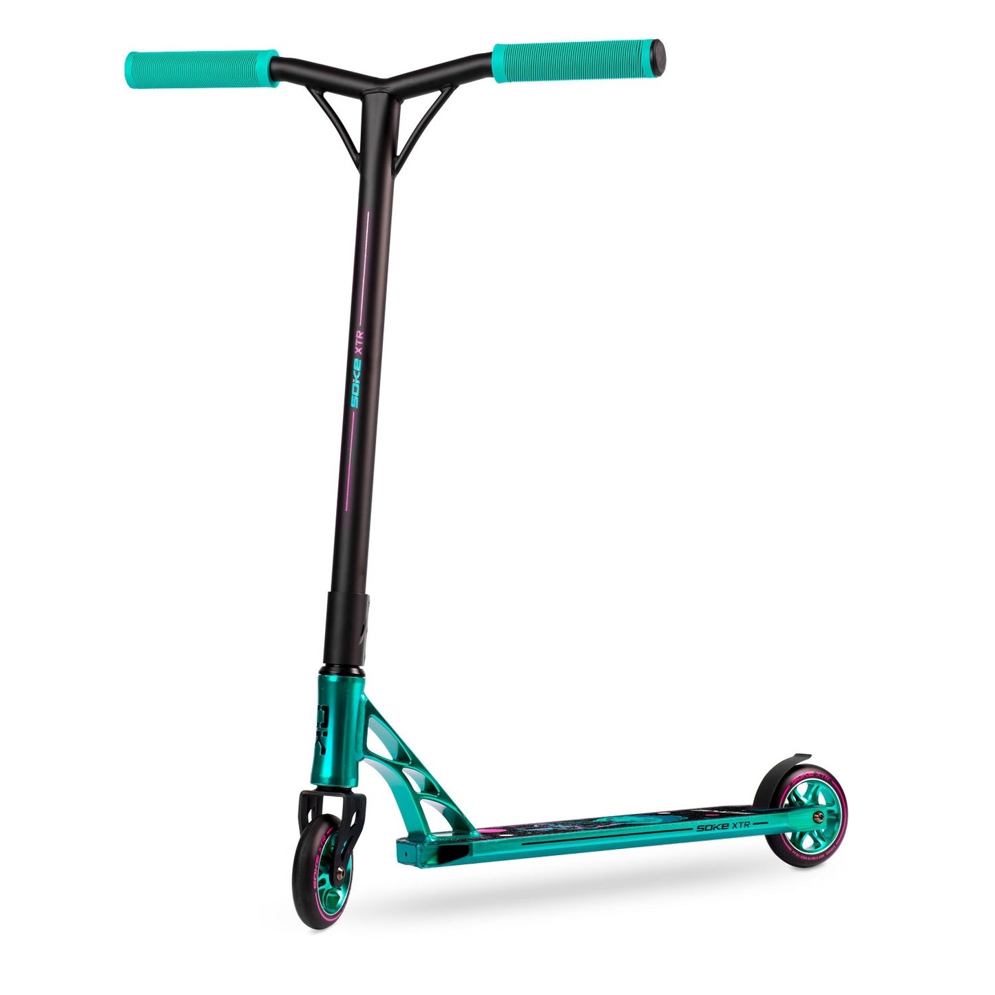 SOKE XTR Stunt Scooter Turquoise Pink