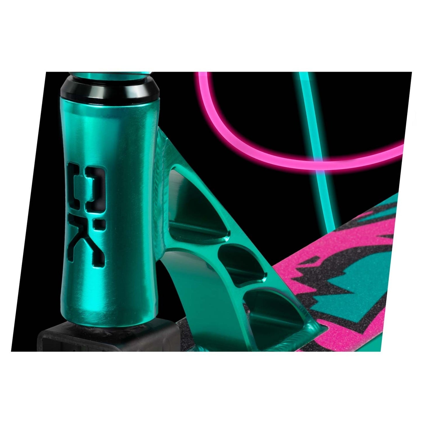 SOKE XTR Stunt Scooter Turquoise Pink