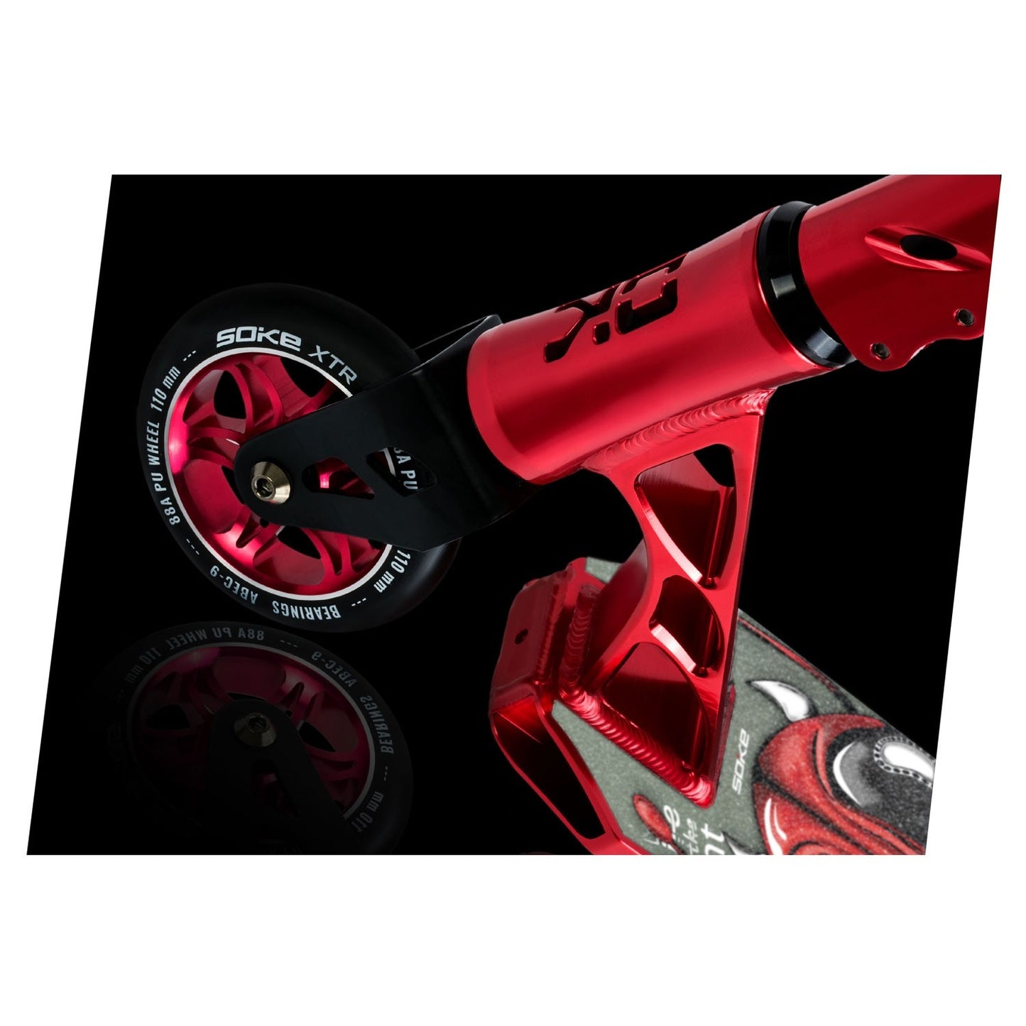 SOKE XTR stunt scooter red