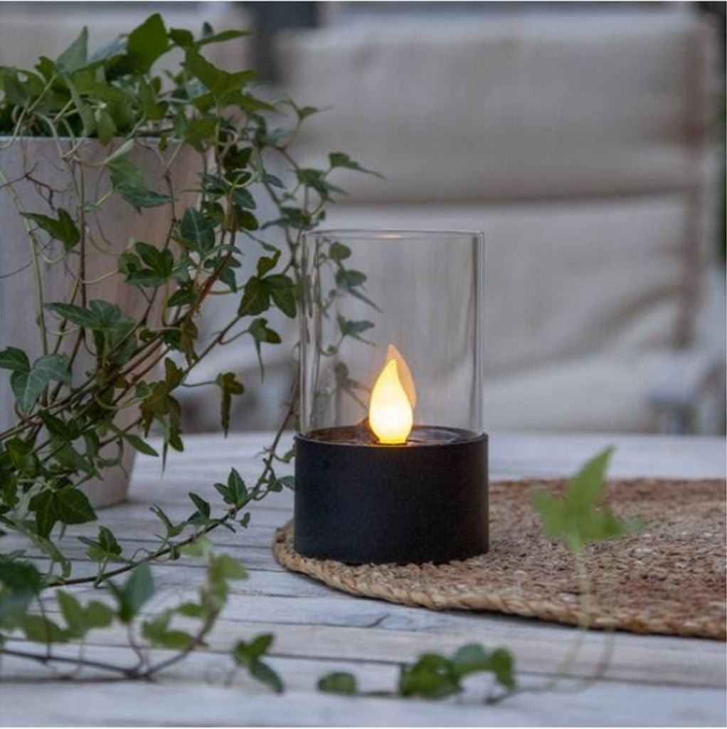 SOLAR CELL LANTERN PULOUN / 14cm / outdoor use / IP44