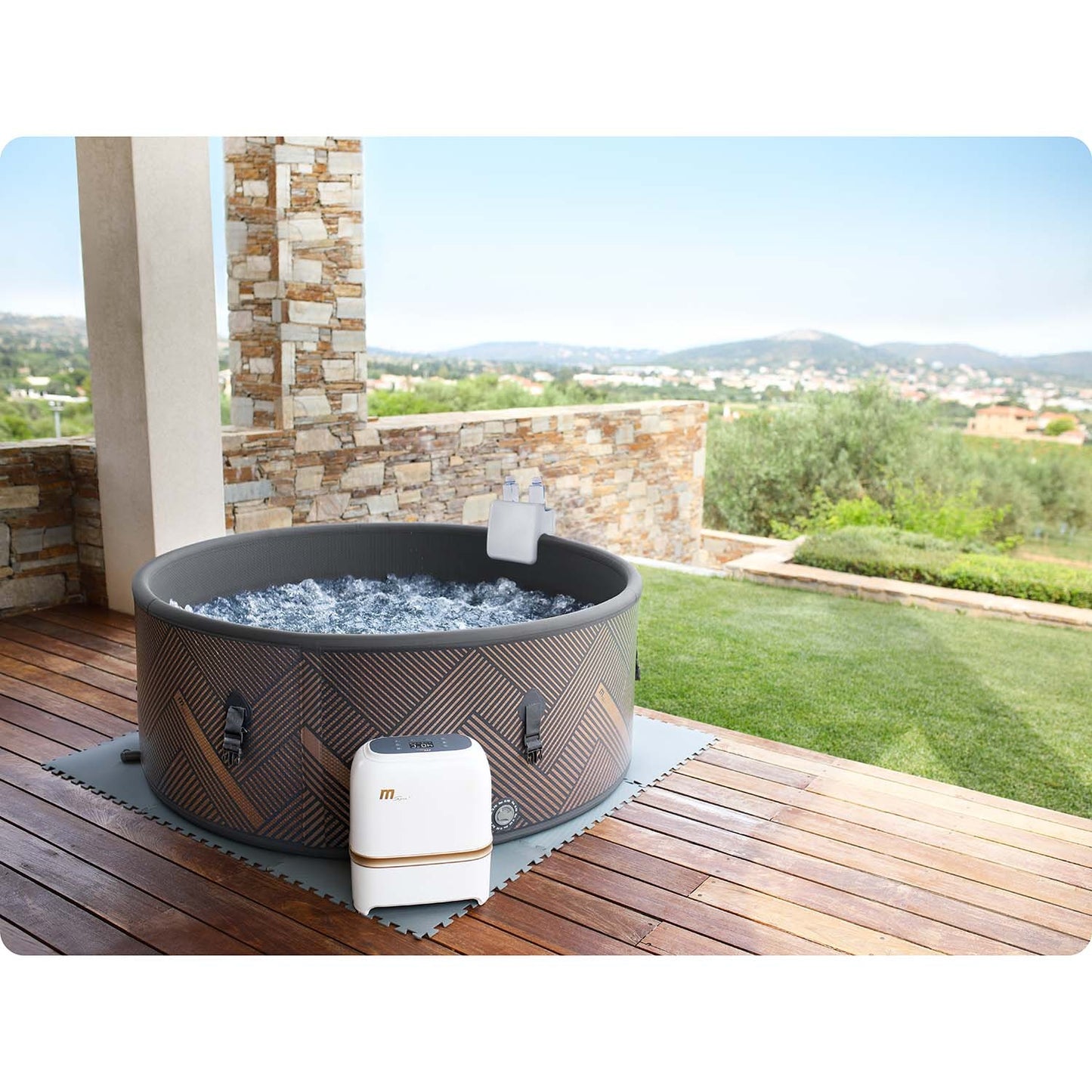 SPA headrest, drink holder 2in1 mSpa 2 pcs