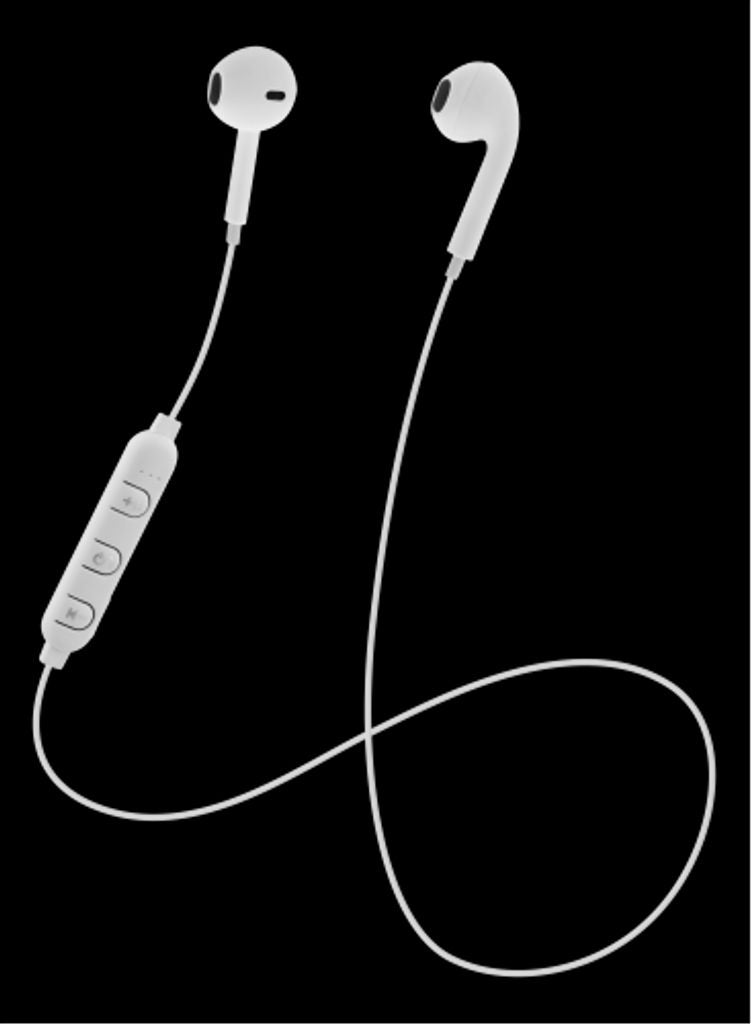 STREETZ Semi-in-ear Bluetooth Headphones - White