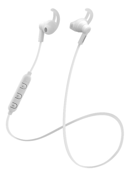 STREETZ Stay-in-ear Bluetooth Headphones - White