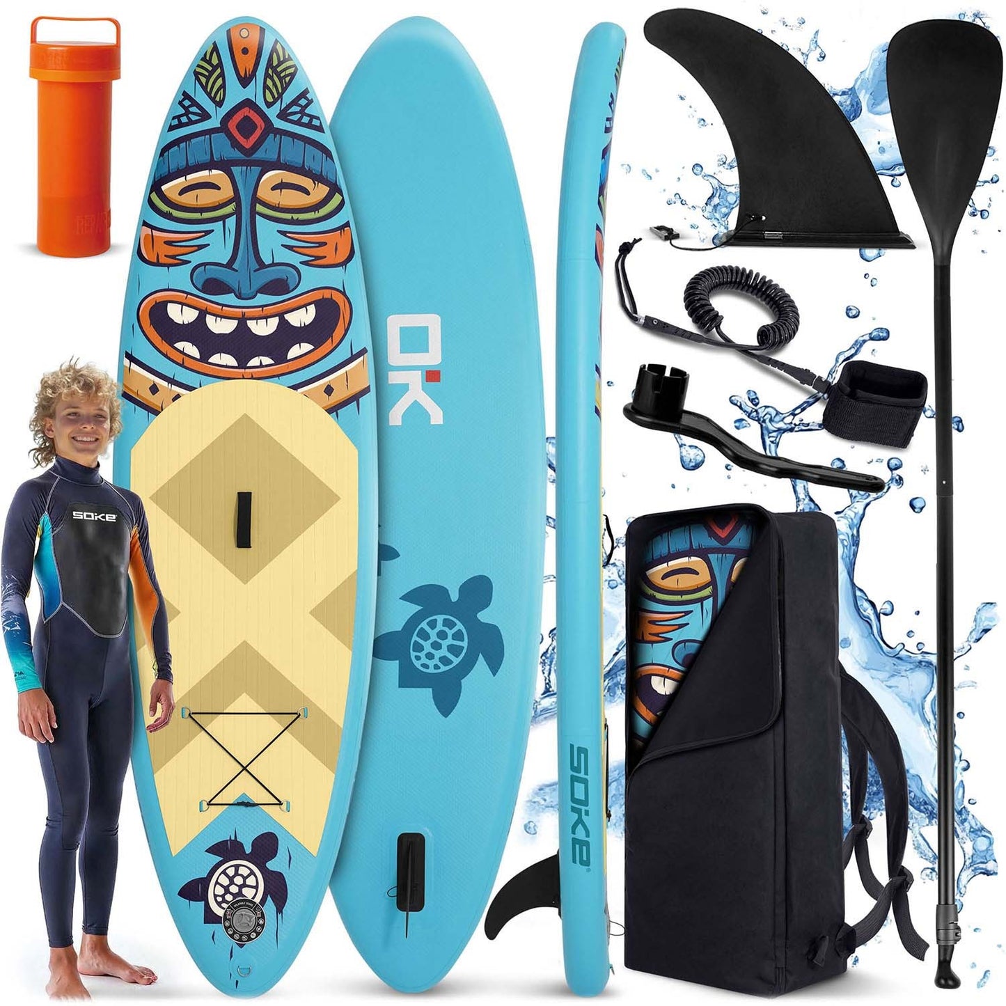 SUP Board 275x76x12 cm – Inflatable Paddleboard