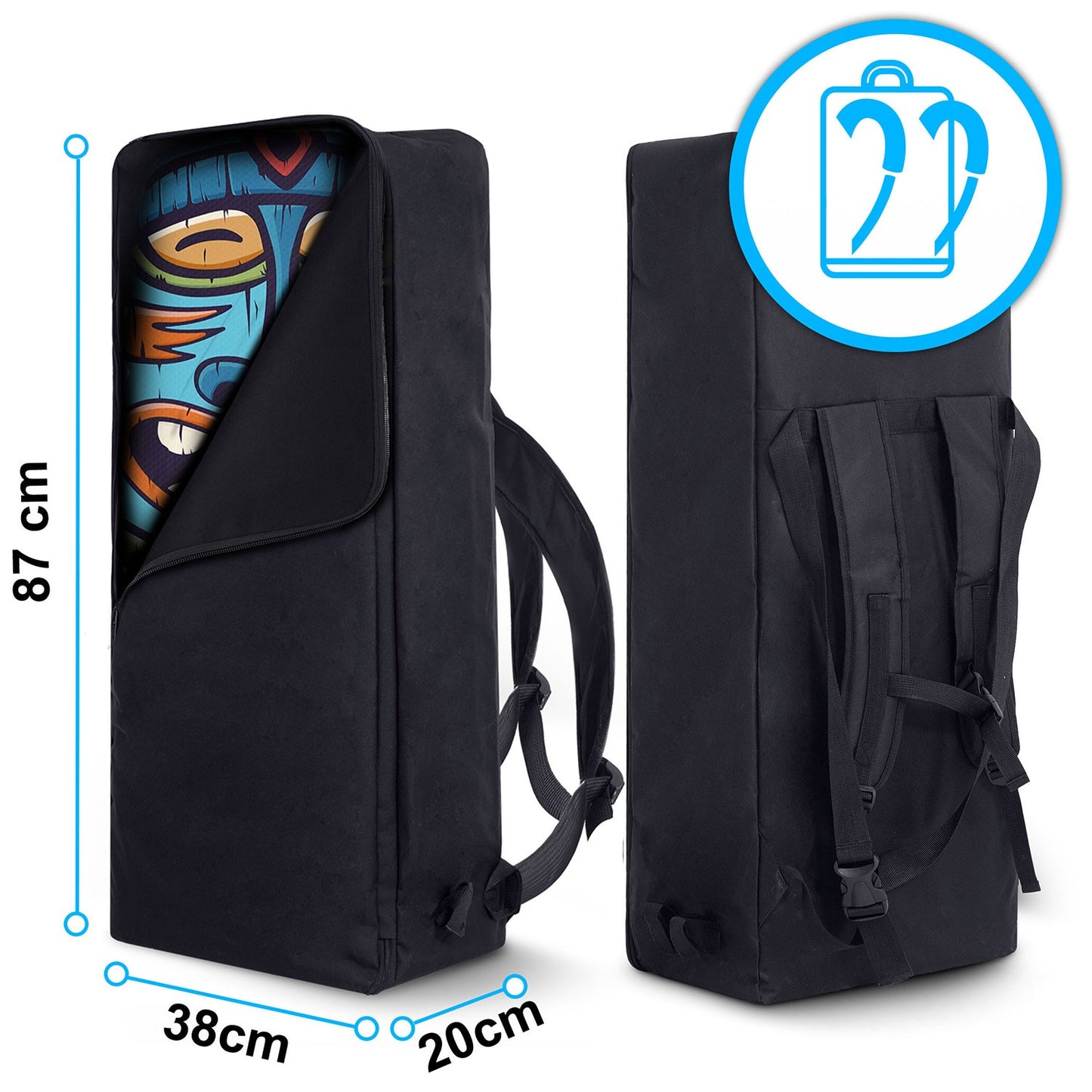 SUP Board 275x76x12 cm – Inflatable Paddleboard