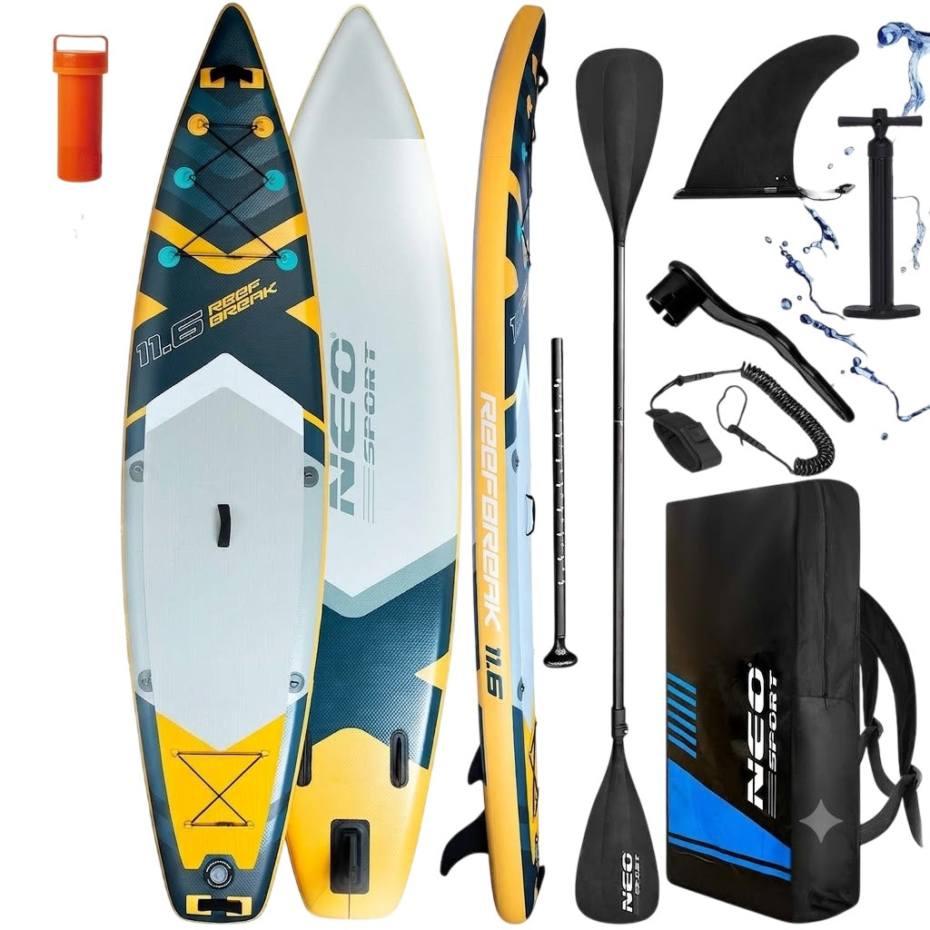 SUP Board, 350 x 81 x 15 cm, Neo-Sport Material