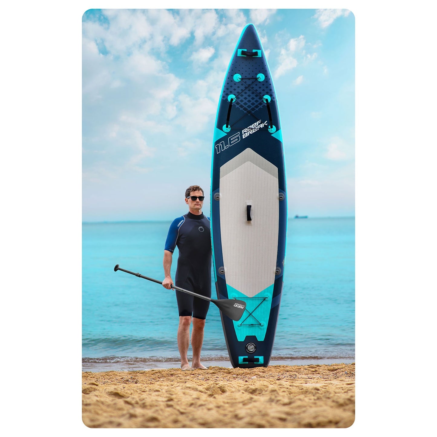 SUP Board, 350x81x15 cm, Neo-Sport Material