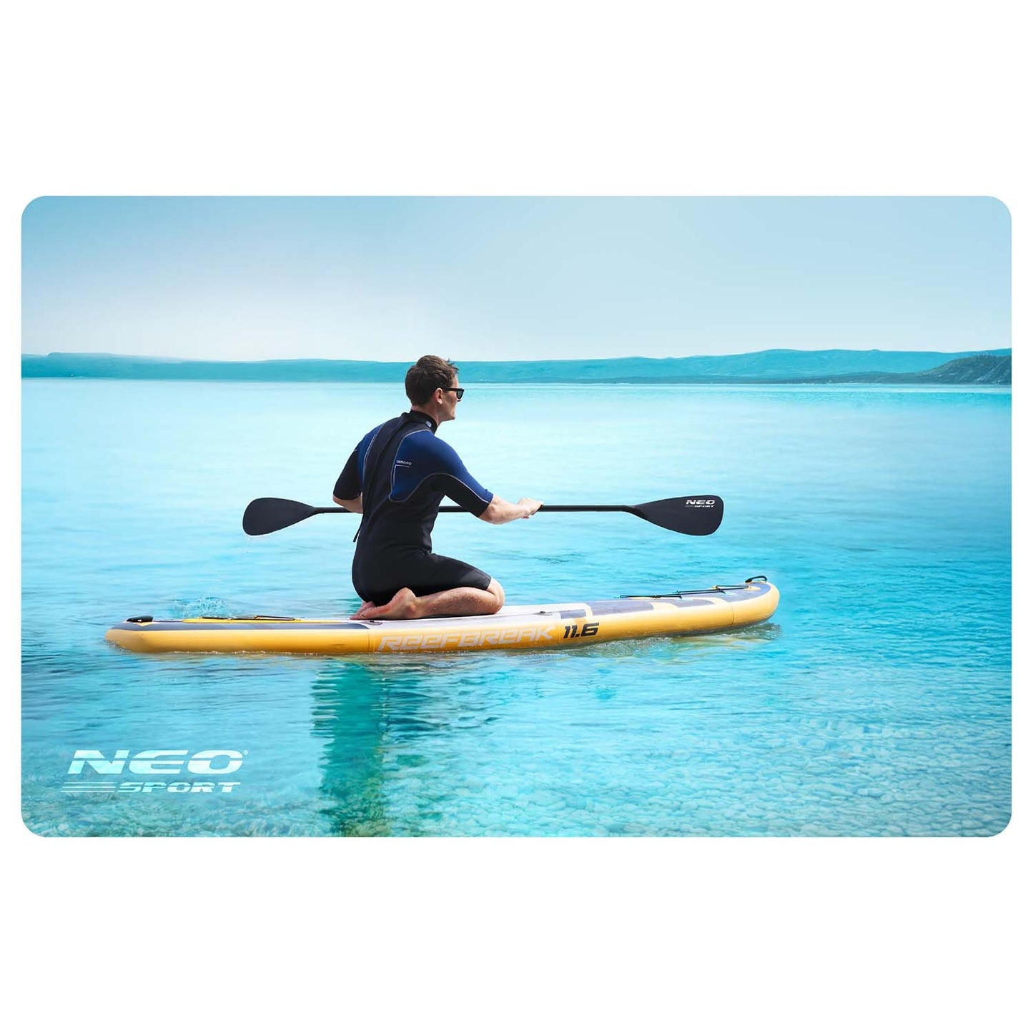 SUP Board, 350 x 81 x 15 cm, Neo-Sport Material