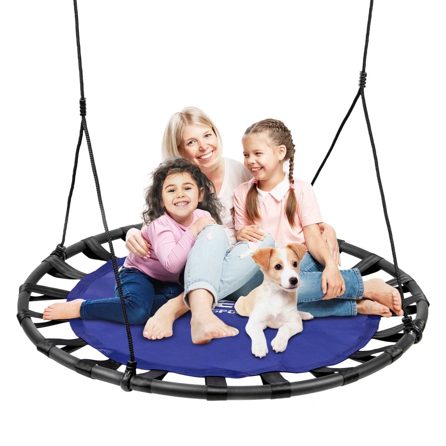 SWINGO XXL stork nest swing, 120 cm, blue