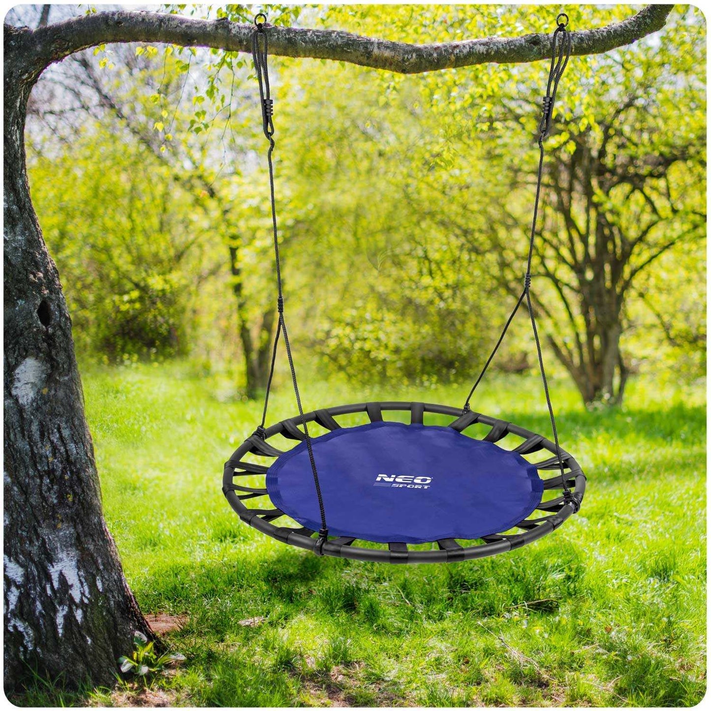 SWINGO XXL stork nest swing, 120 cm, blue