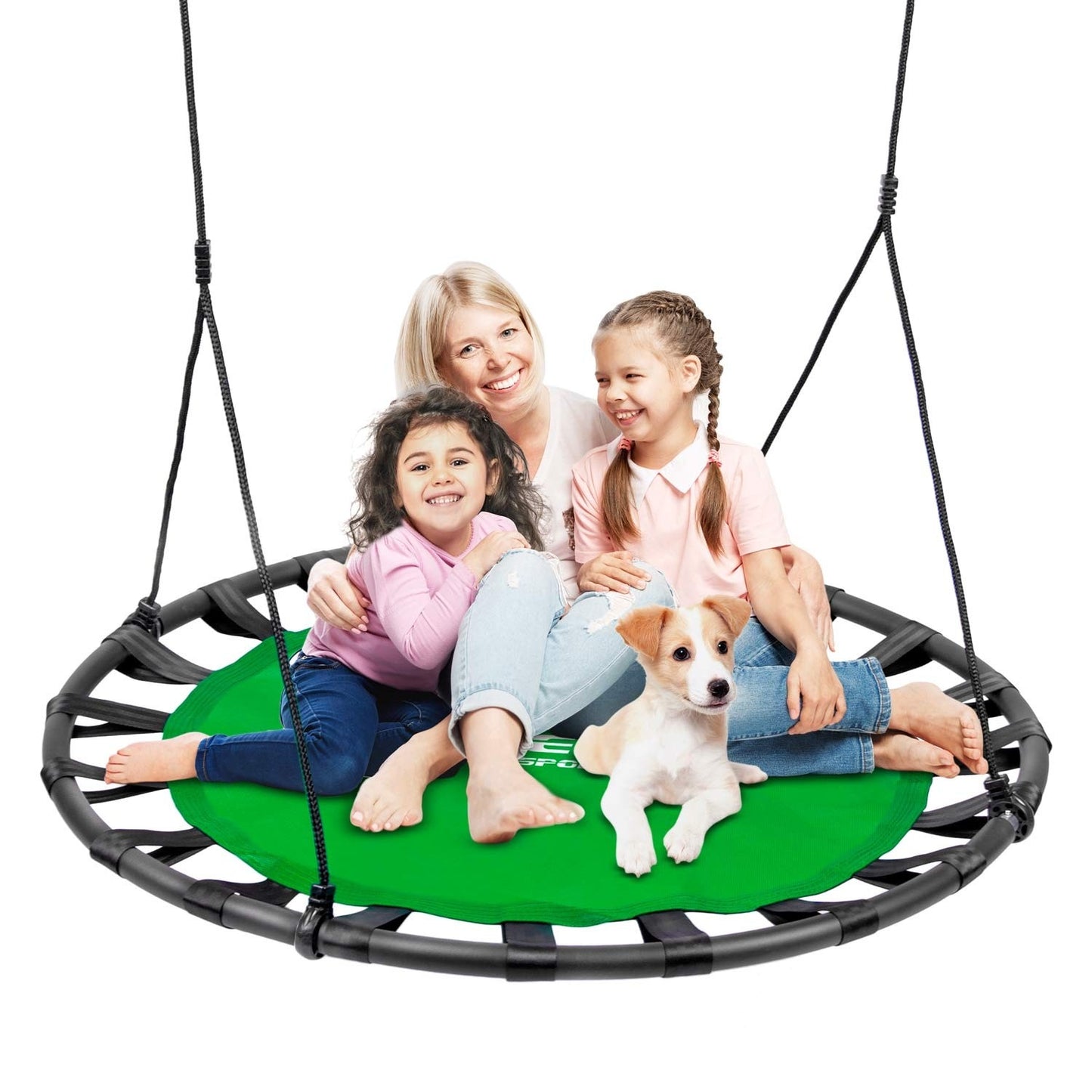 SWINGO XXL stork nest swing, 120 cm, green