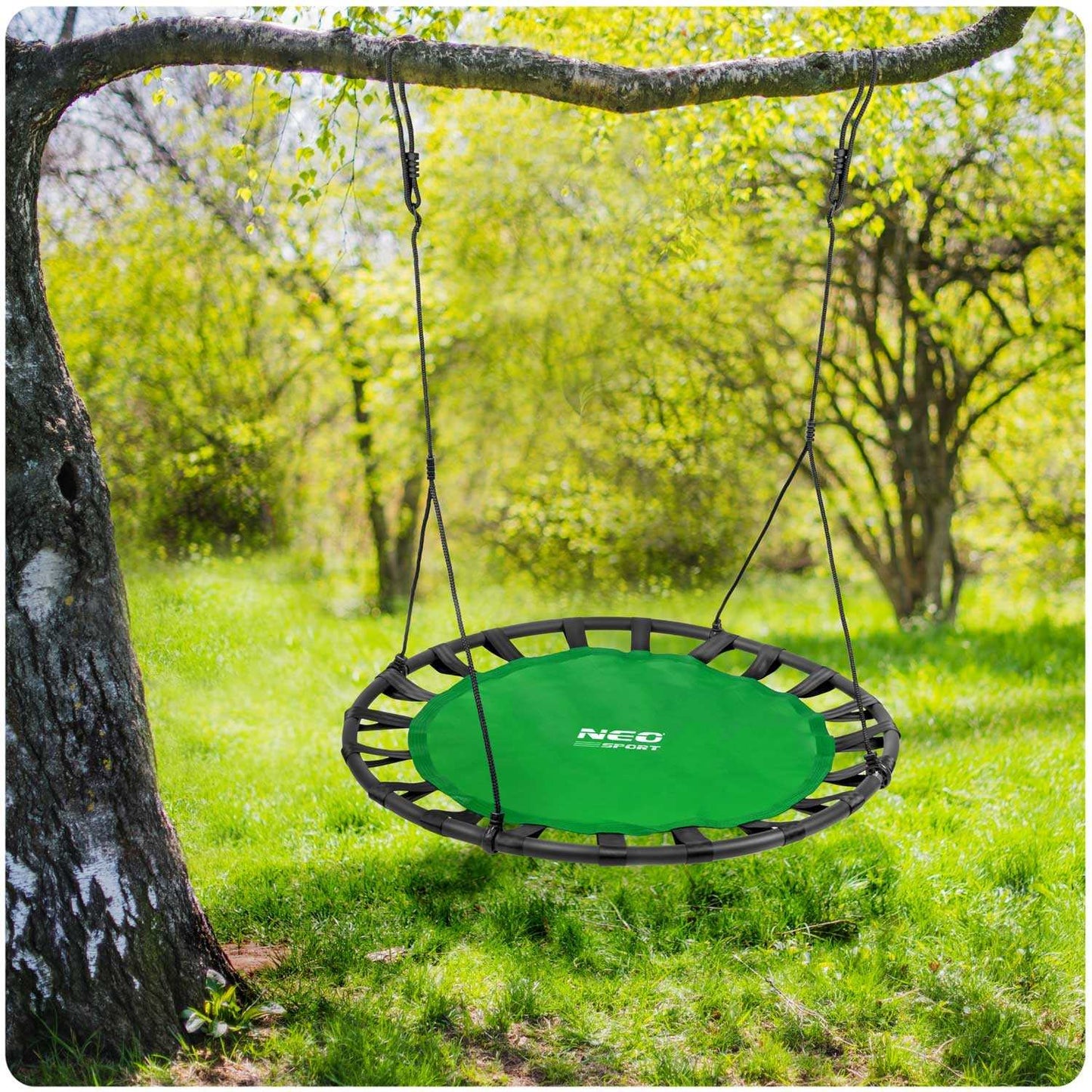 SWINGO XXL stork nest swing, 120 cm, green