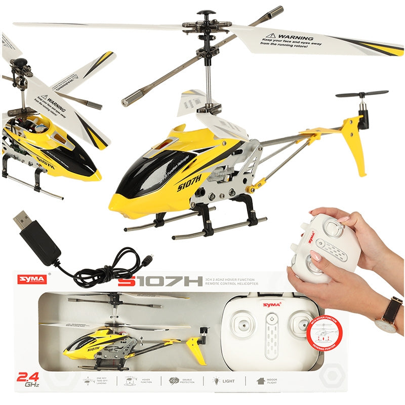 SYMA S107H RC helicopter 2.4GHz RTF yellow