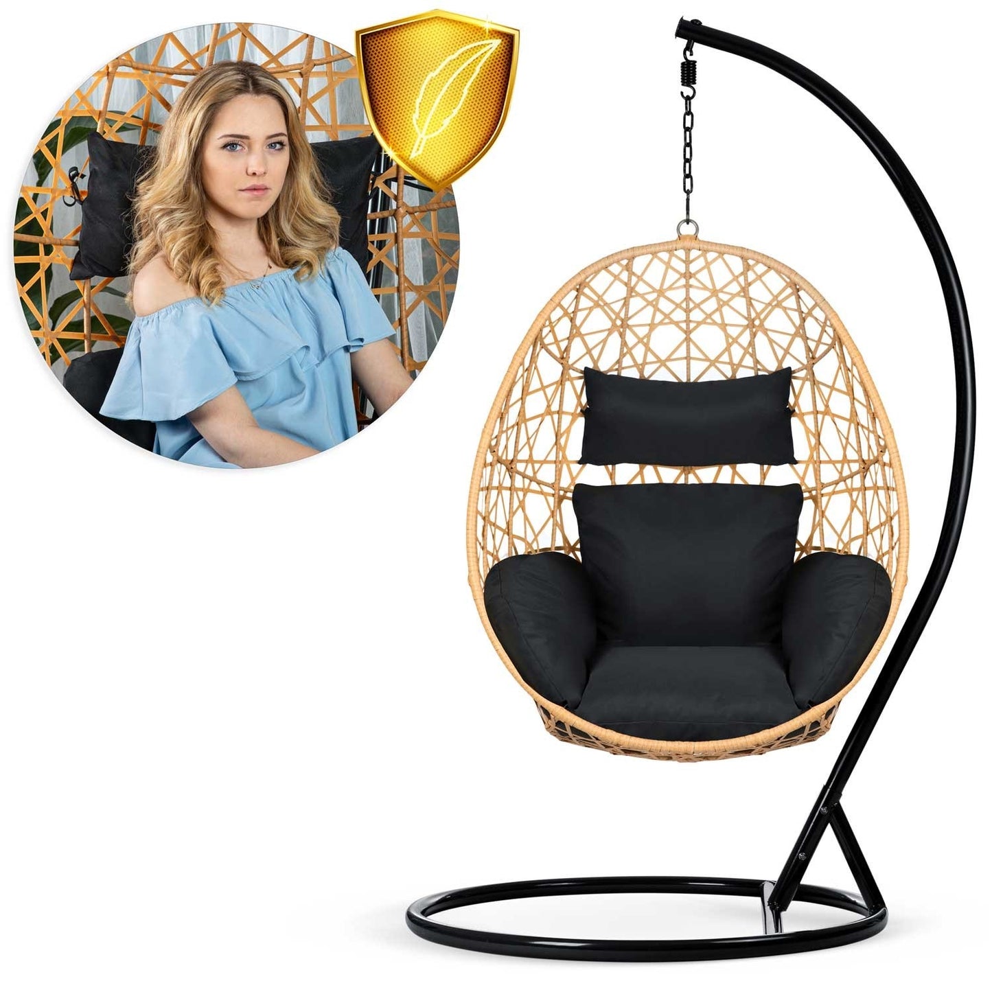 Sabana Sofotel hanging garden chair light brown