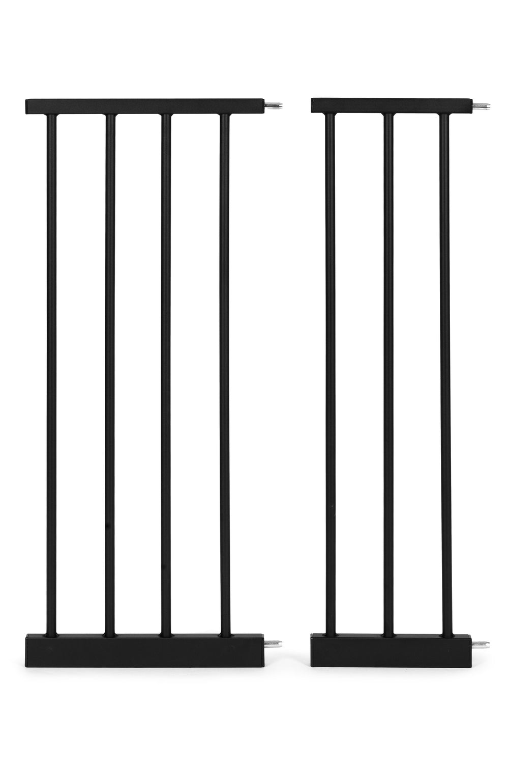 Safety Gate for Stairs & Doors, 74-132 cm, Steel, Black