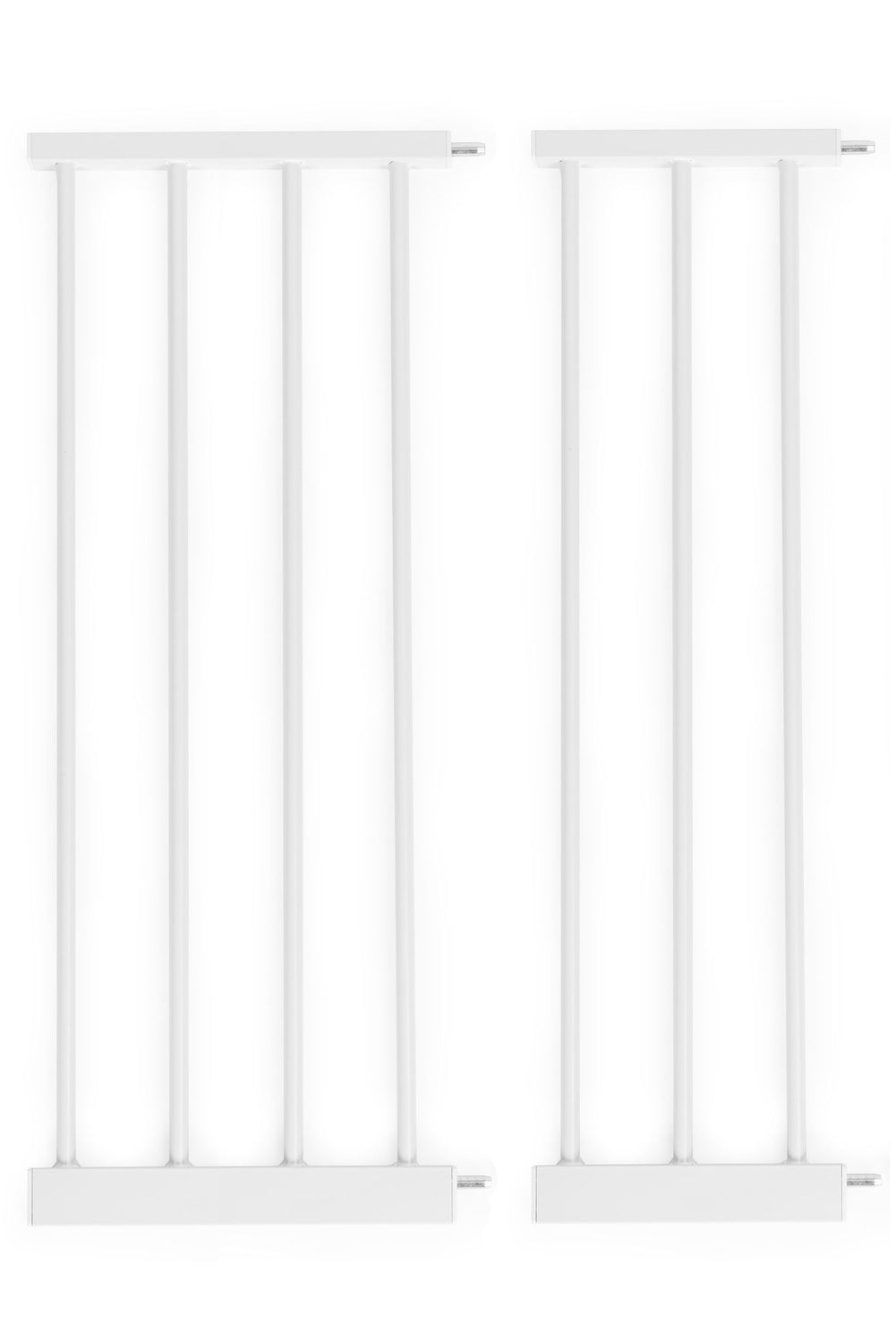 Safety Gate for Stairs & Doors, 74-132 cm, Steel, White