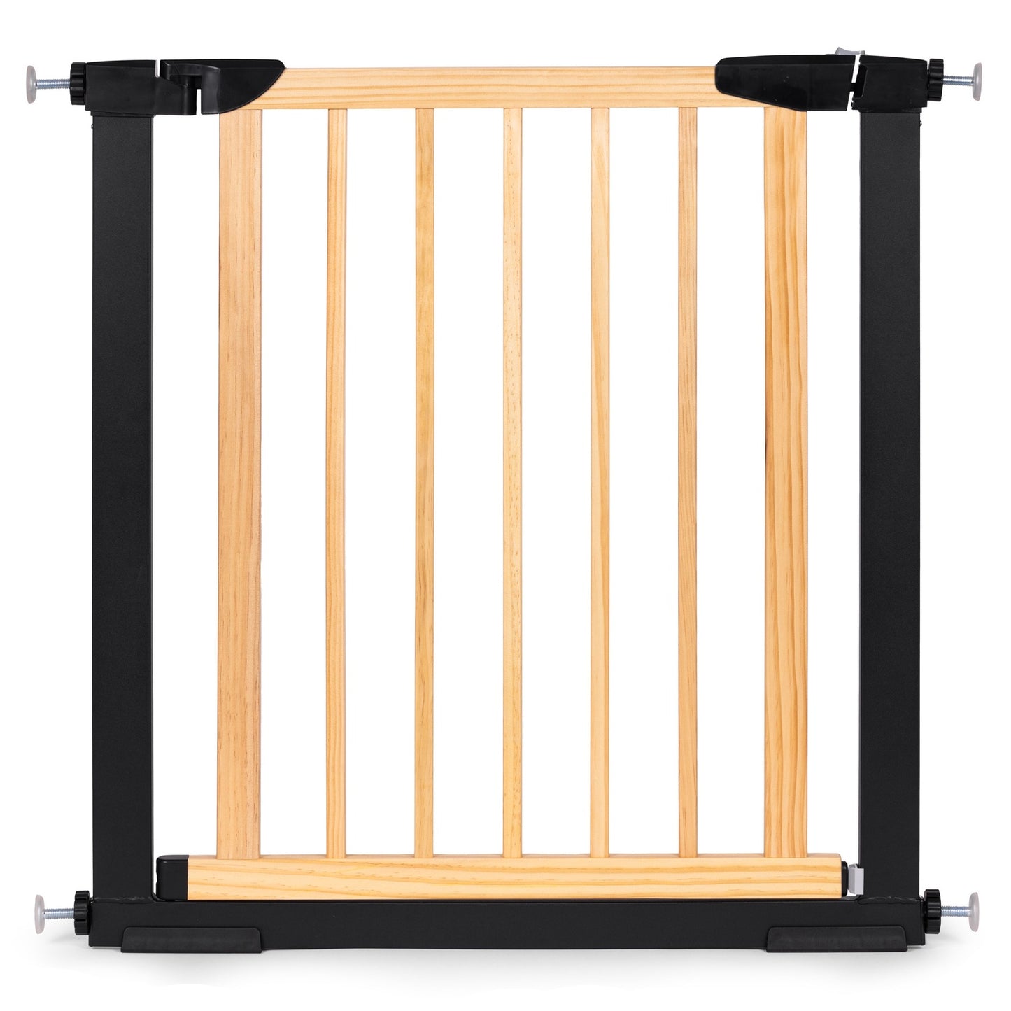 Safety gate barrier, 74-80 cm, for stairs and doors, metal and wood, ECOTOYS