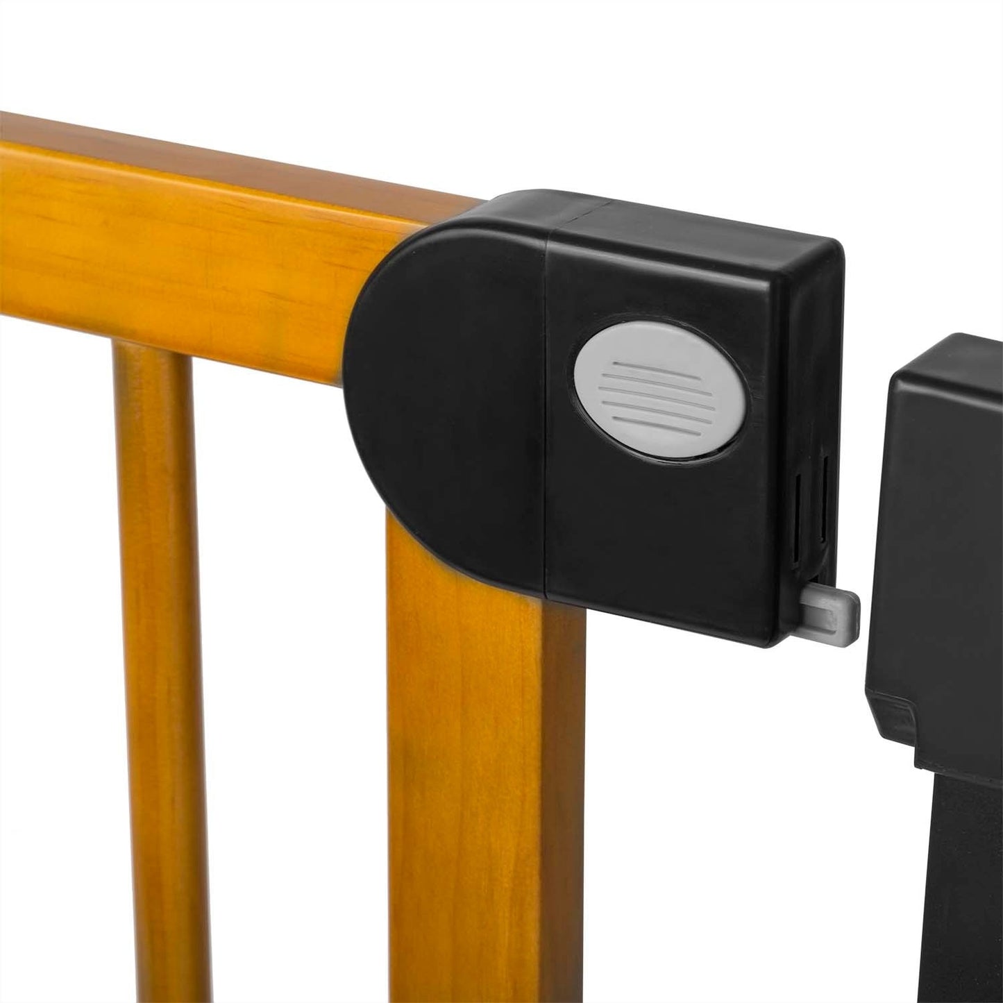 Safety gate for children, black Nukido 718200